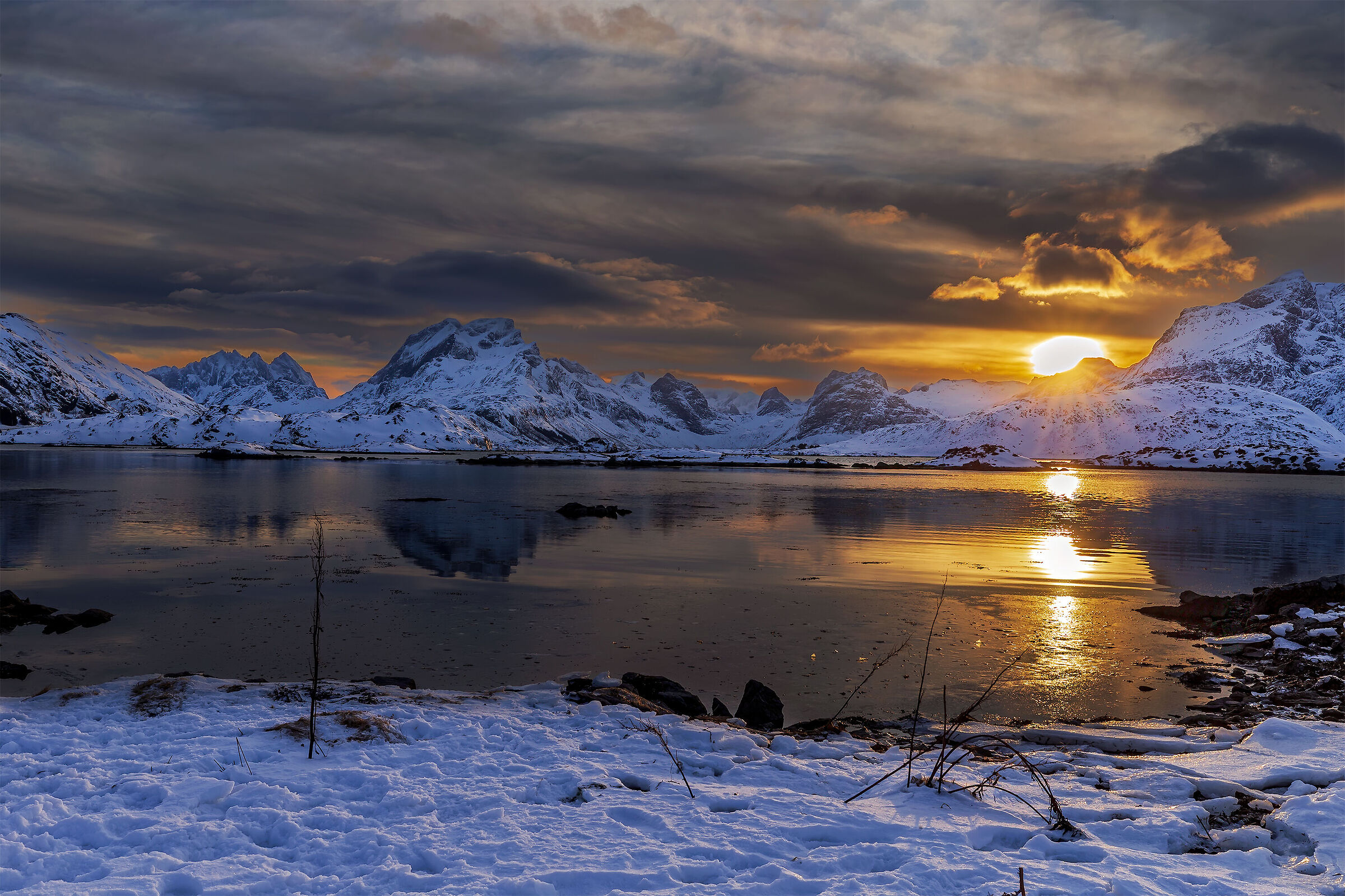 Artic sunset