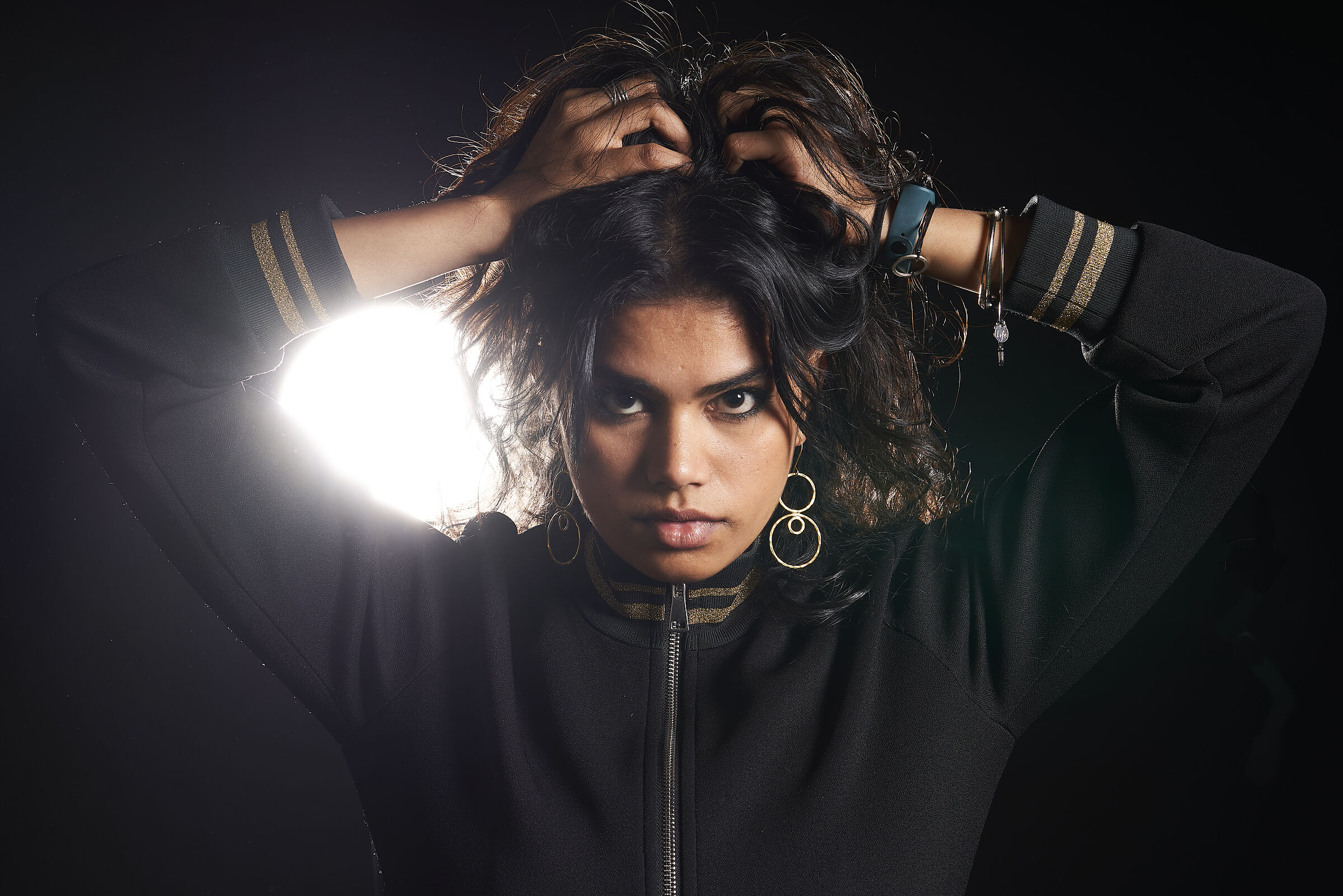 Con la luce alle spalle