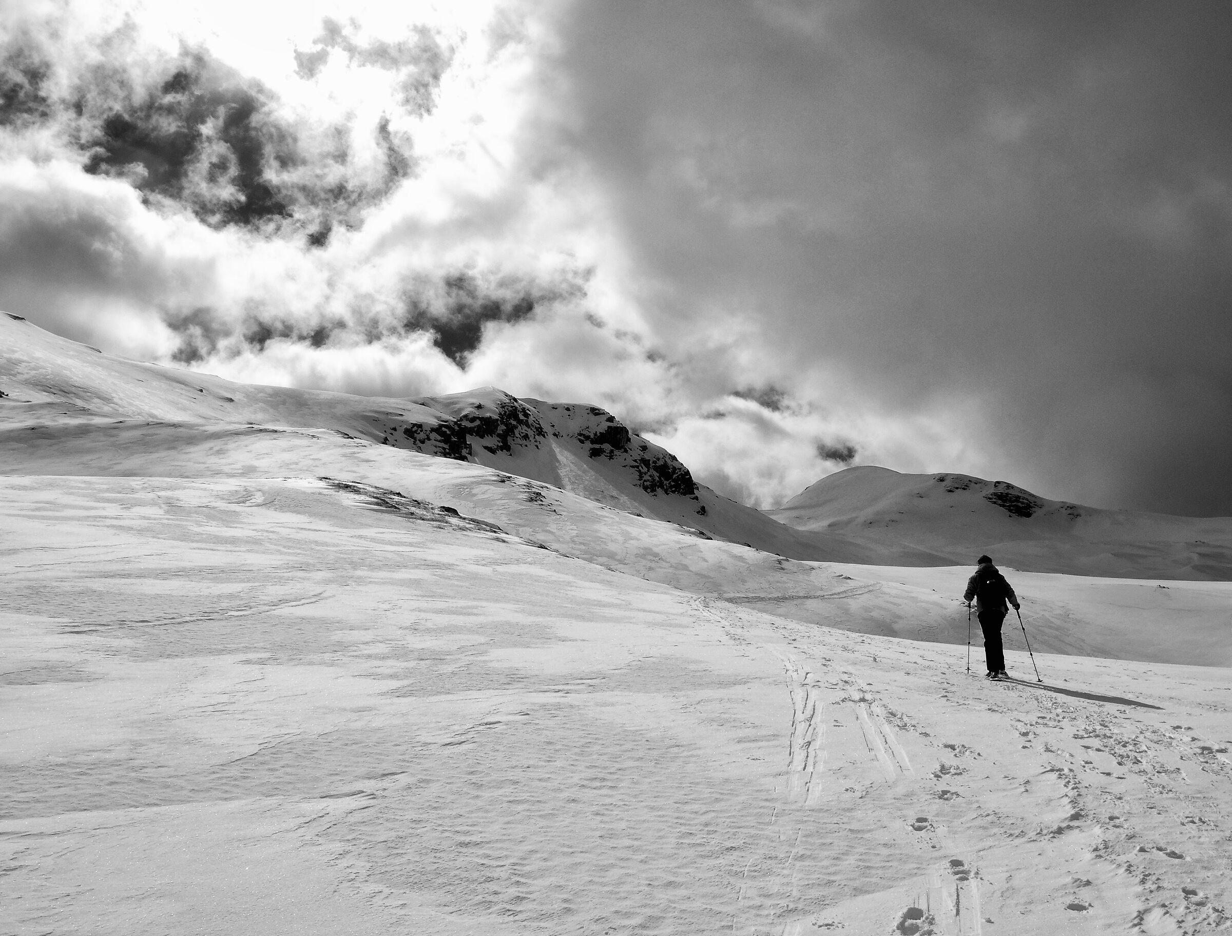 Only the sound of the wind