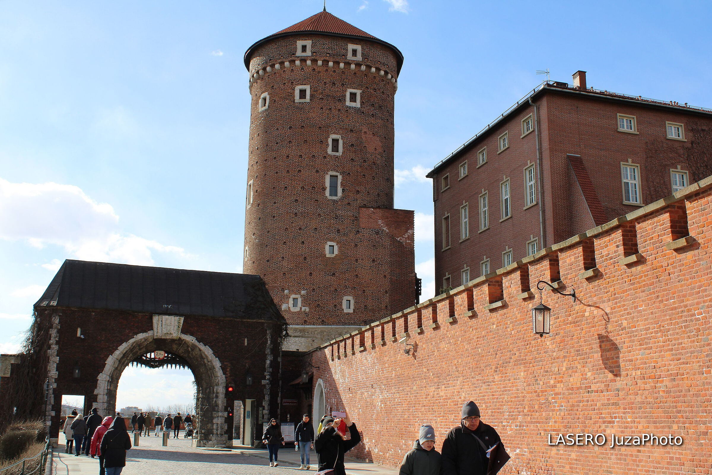Poland, Krakow, Bernardynska Gate