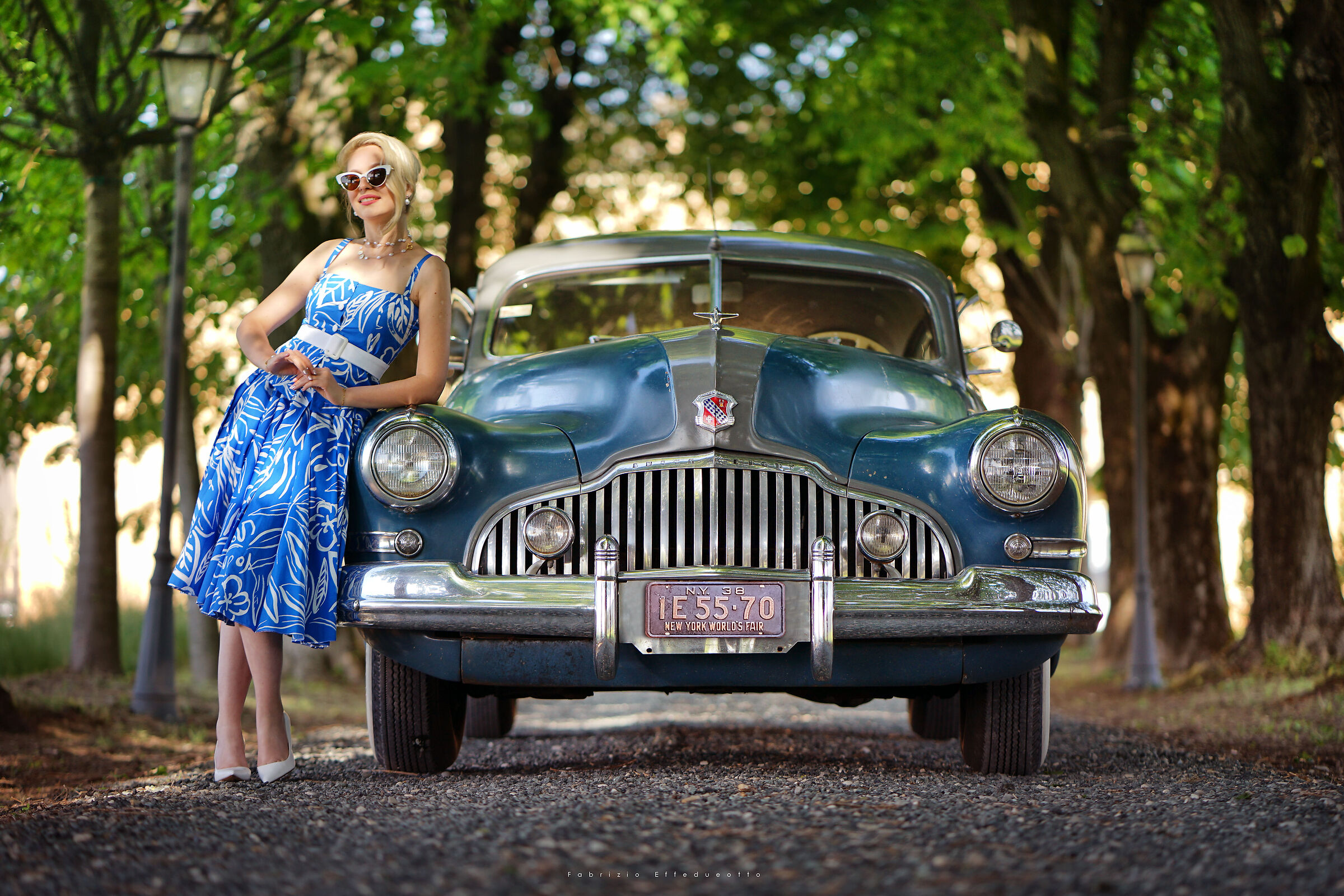Buick and the lady