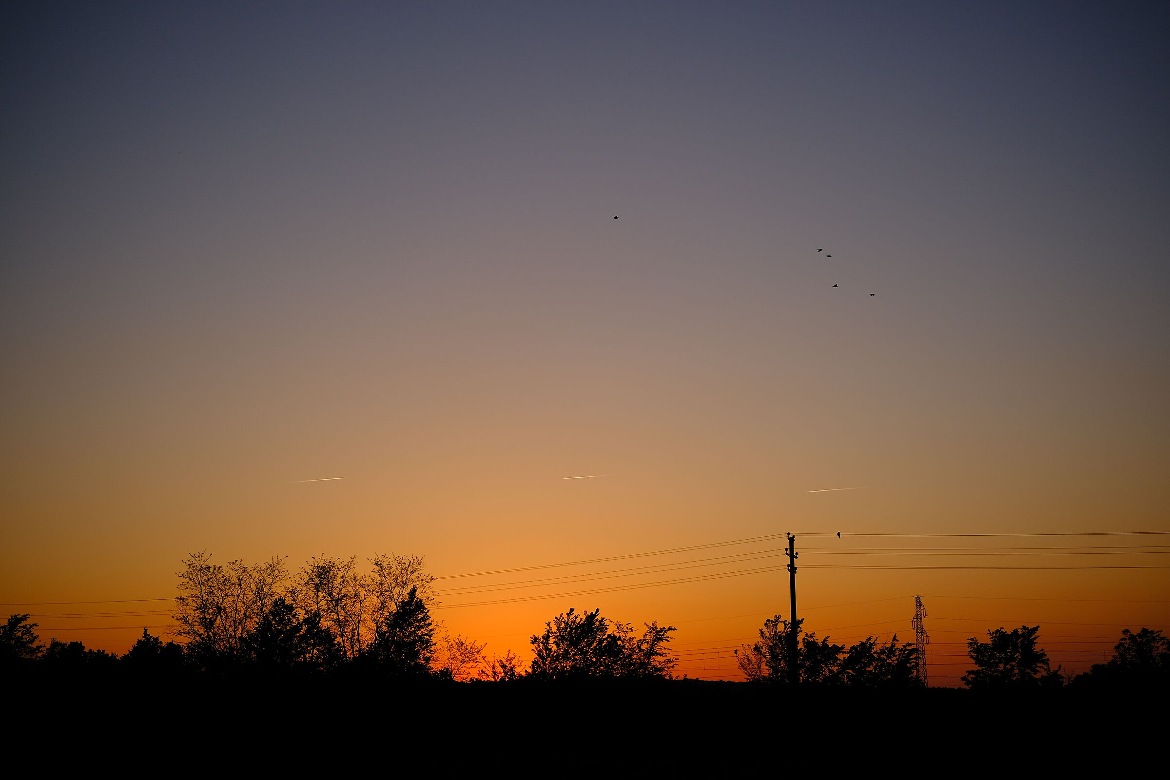 Tramonto al paesello…