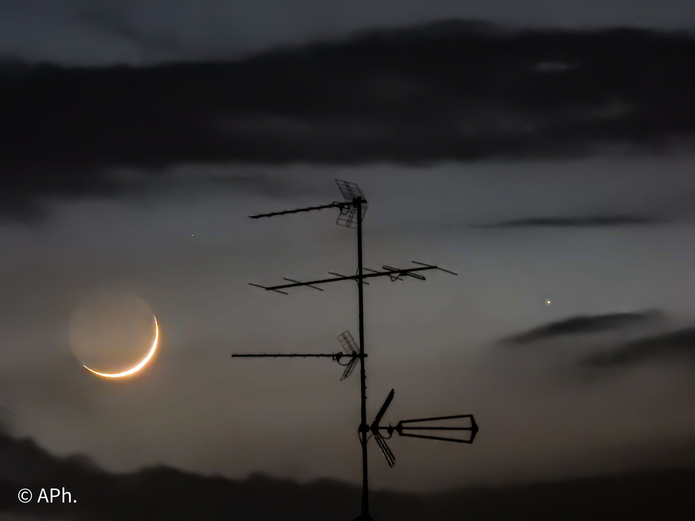 Congiunzione Mercurio Luna