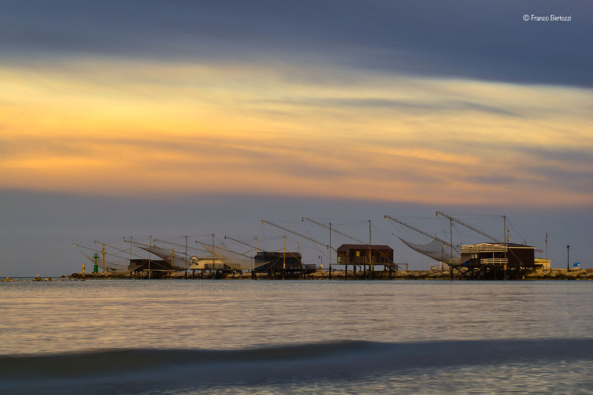 Cesenatico, capanni da pesca