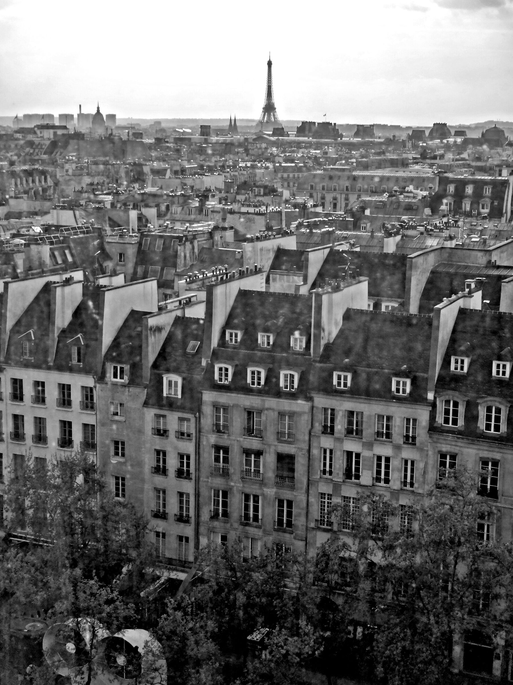 From the centre Pompidou... in b/w