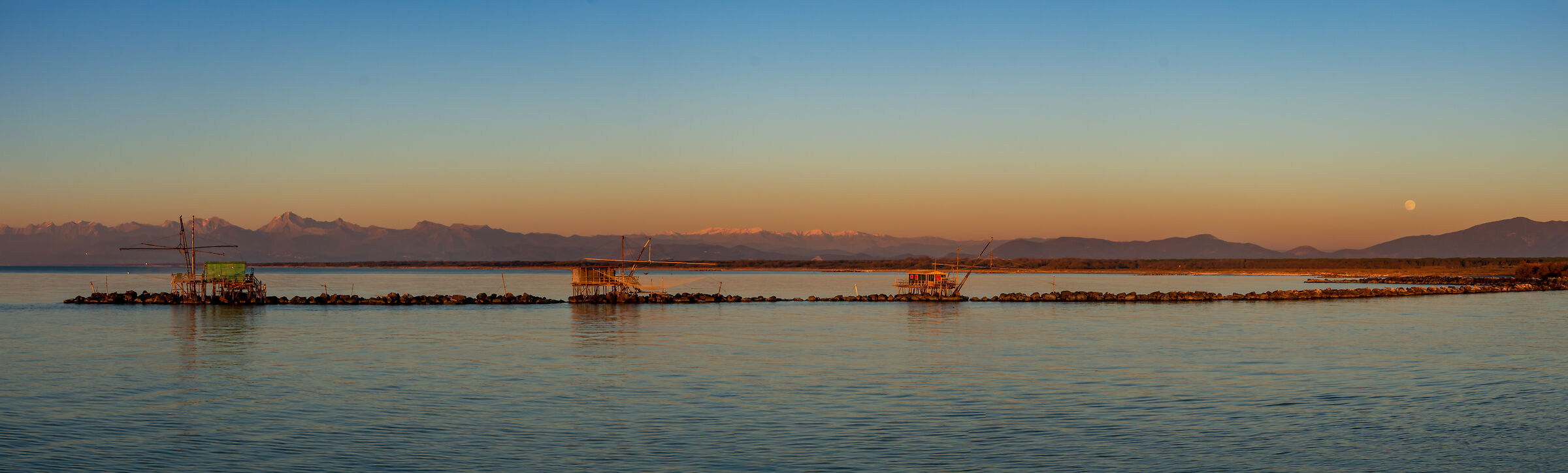 Foto panoramica di Bocca d'Arno