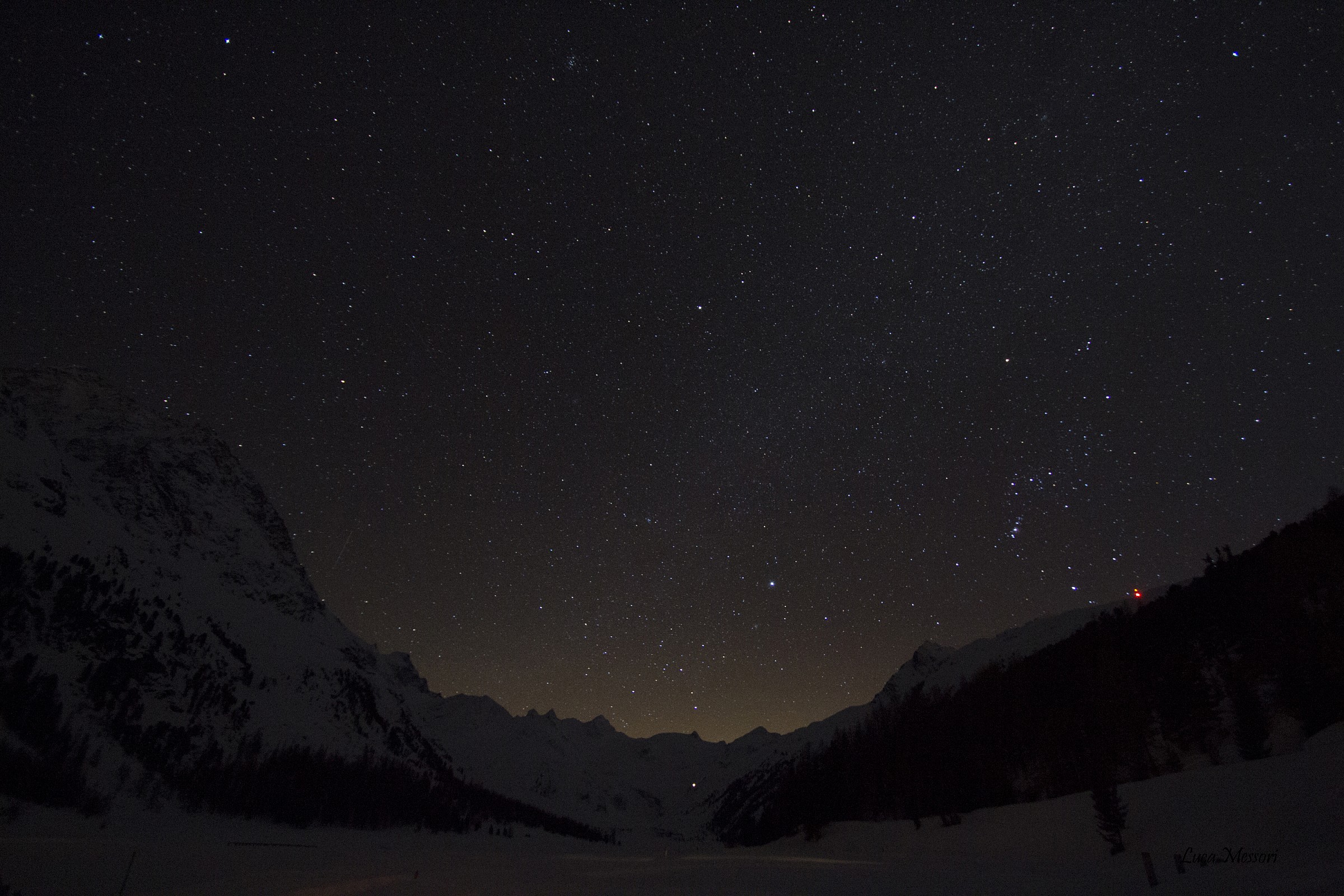 Stelle sul Morteratsch