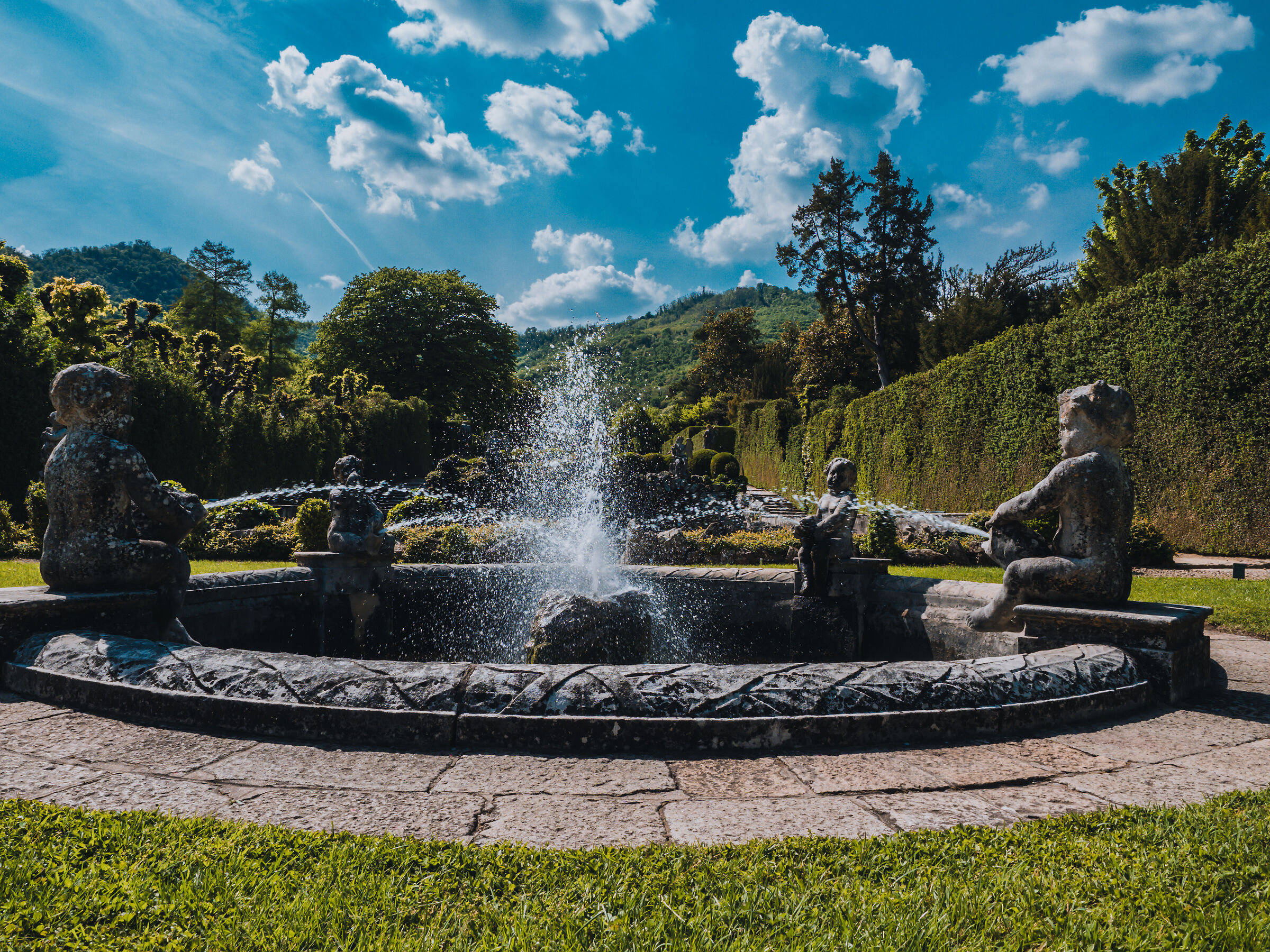 Fountain in a villa