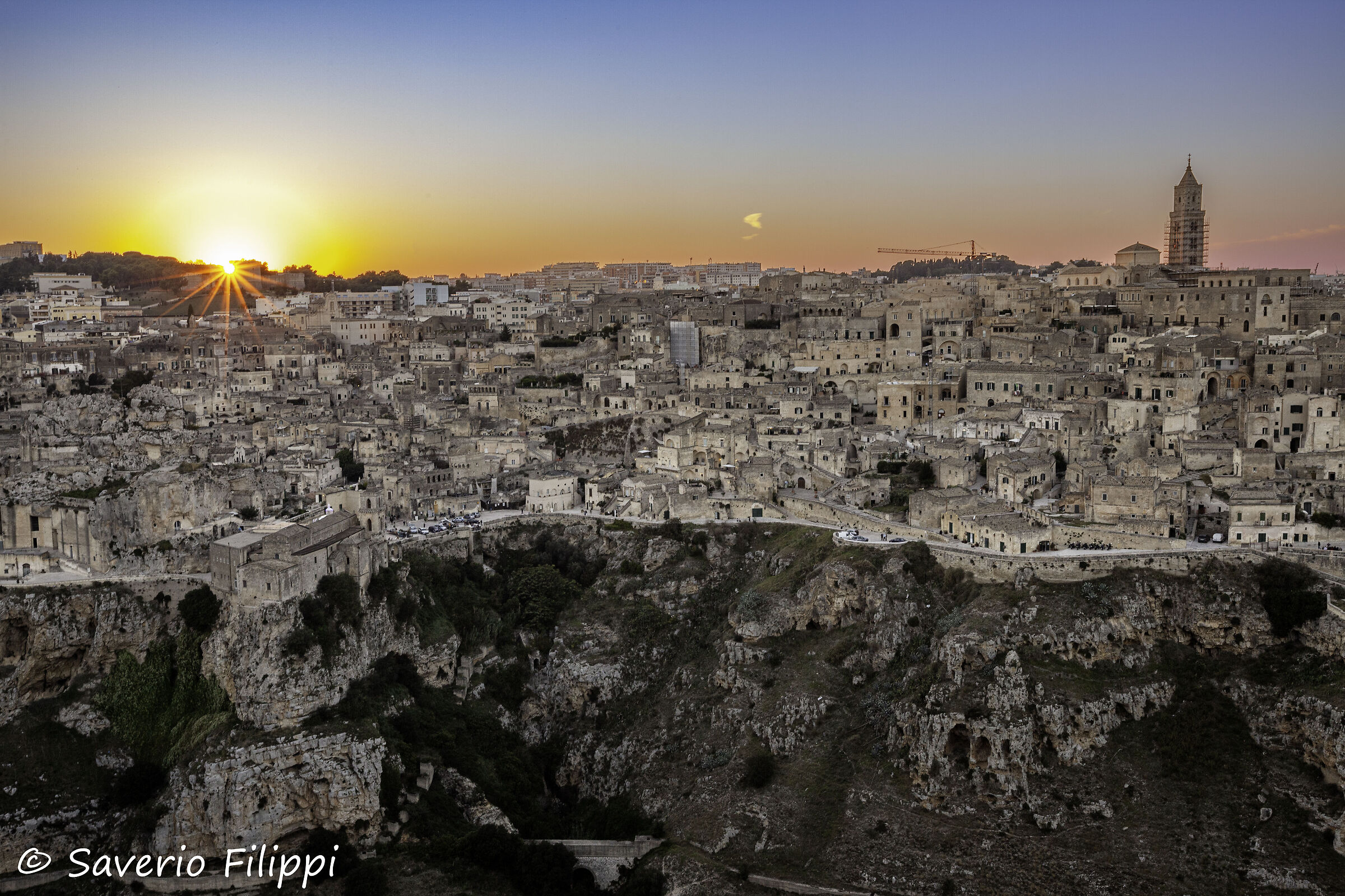 Sassi di Matera al Tramonto