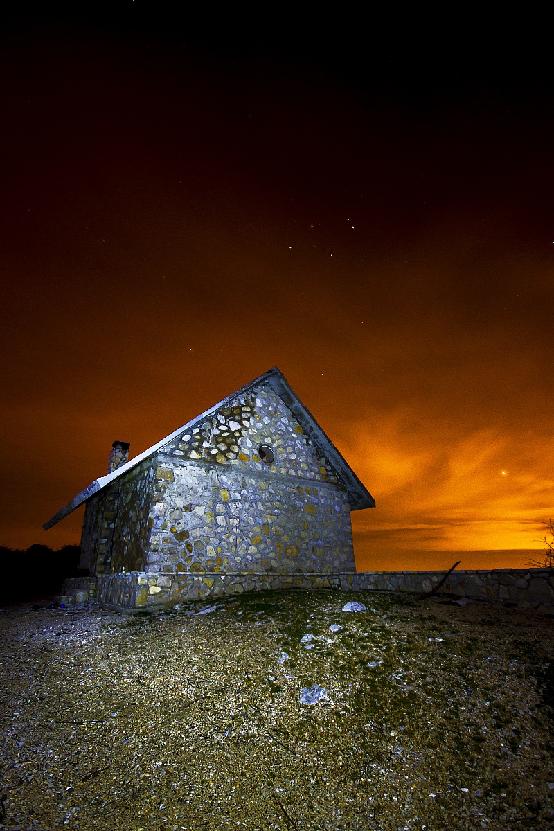 the refuge at 1000 meters