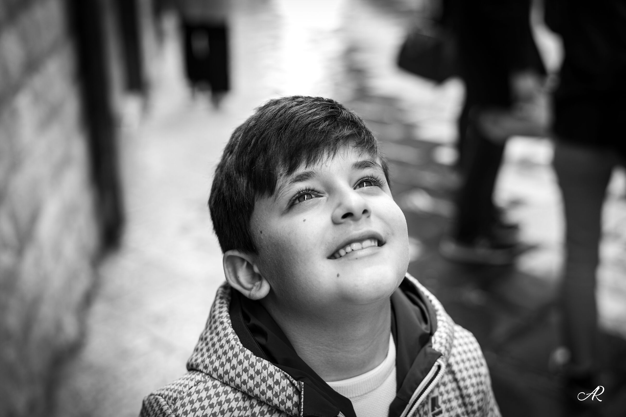 Lo sguardo rivolto alla vita