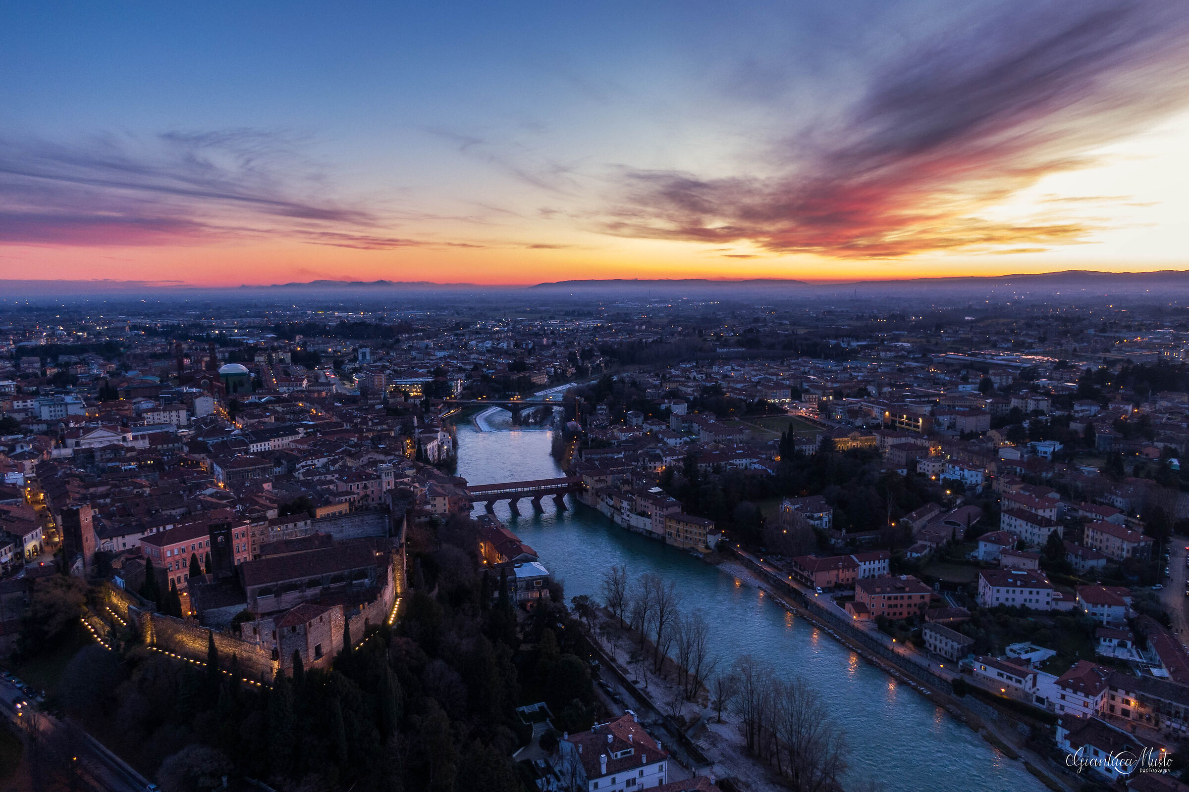 Fly to Bassano del Grappa