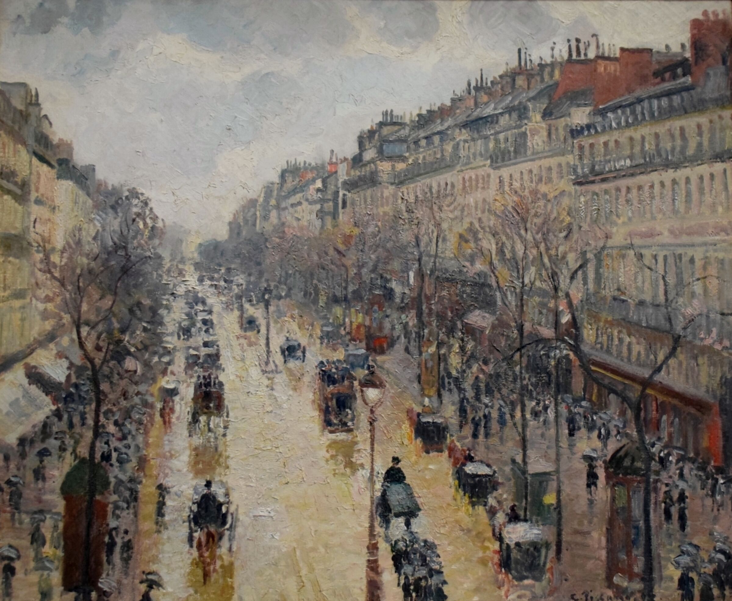 Camille Pissarro "Boulevard Montmartre"