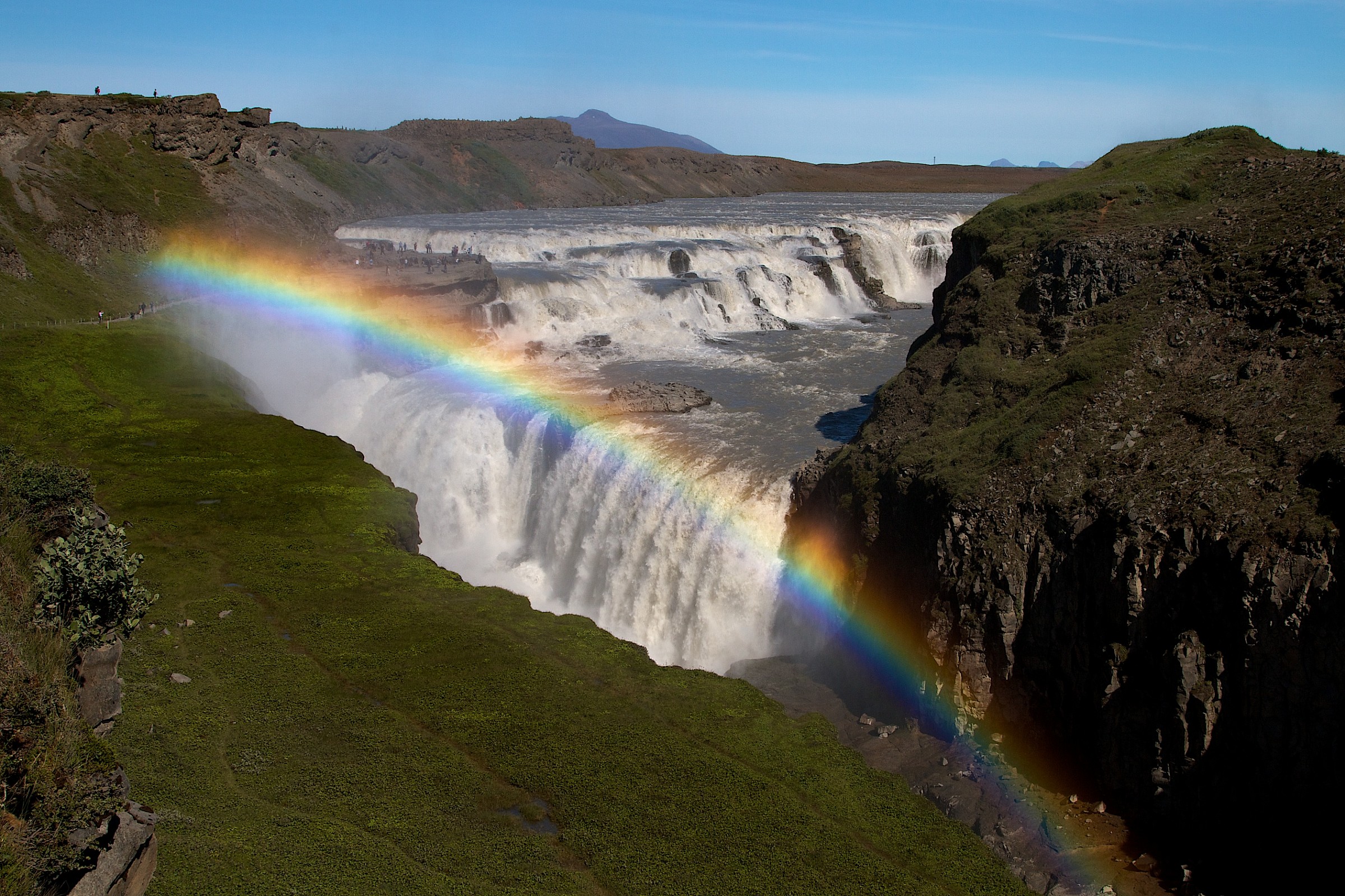Rainbow over Gullfoss