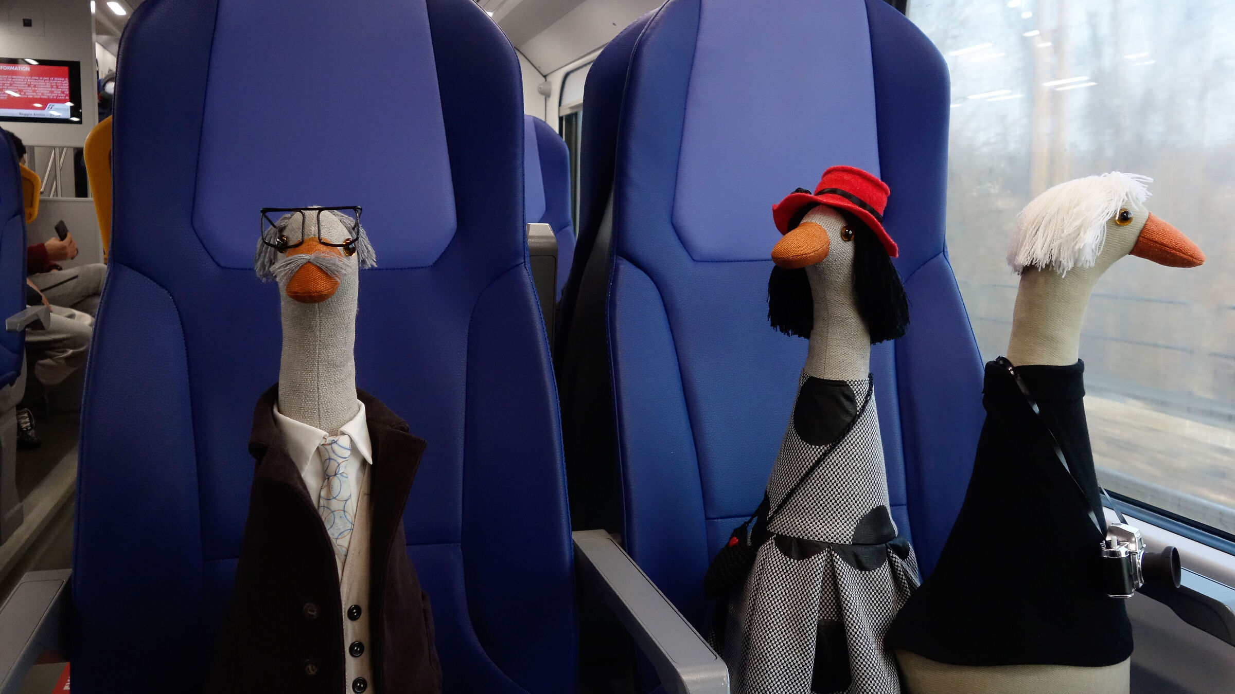 "prendon il treno per non essere da meno..."