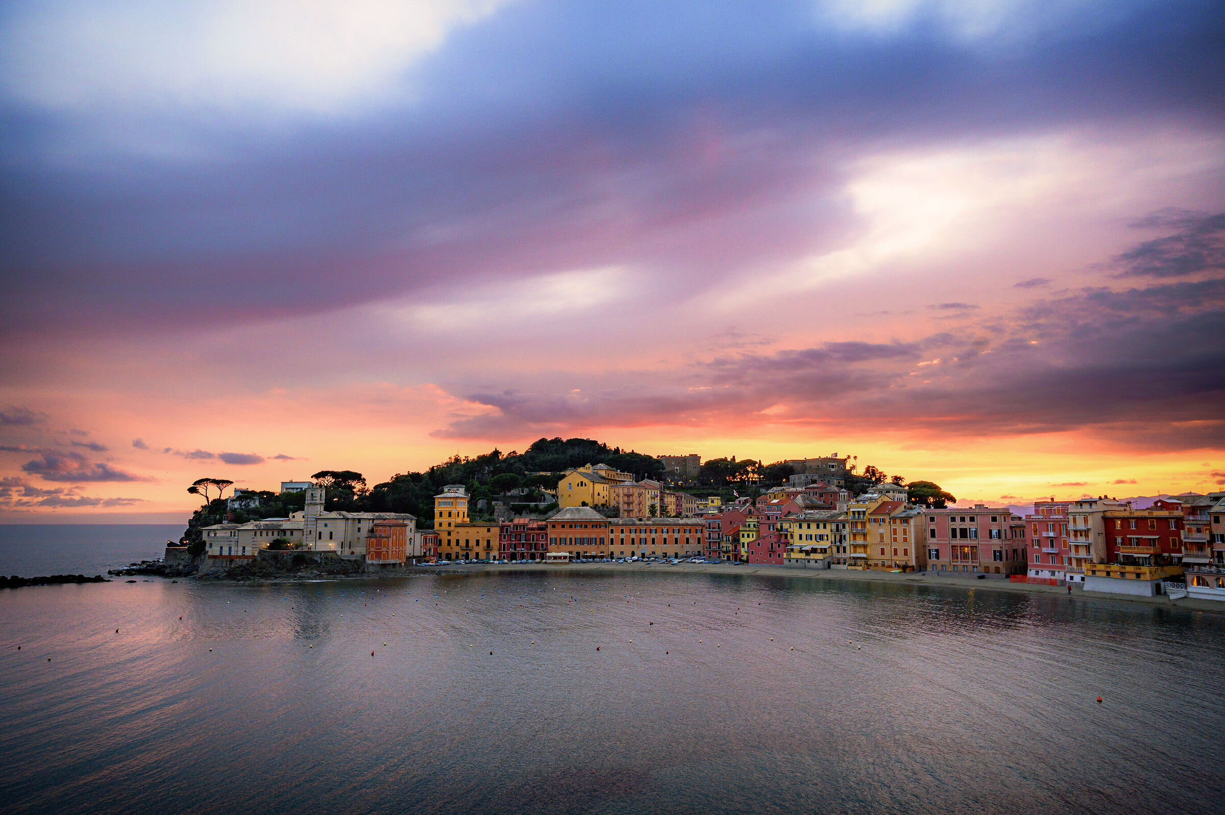 Sunset over the Bay of Silence