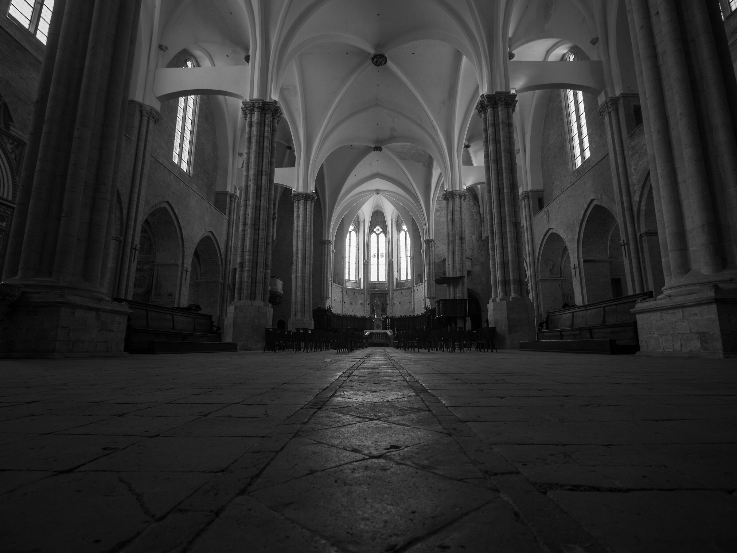 Cathedral of Todi B/W