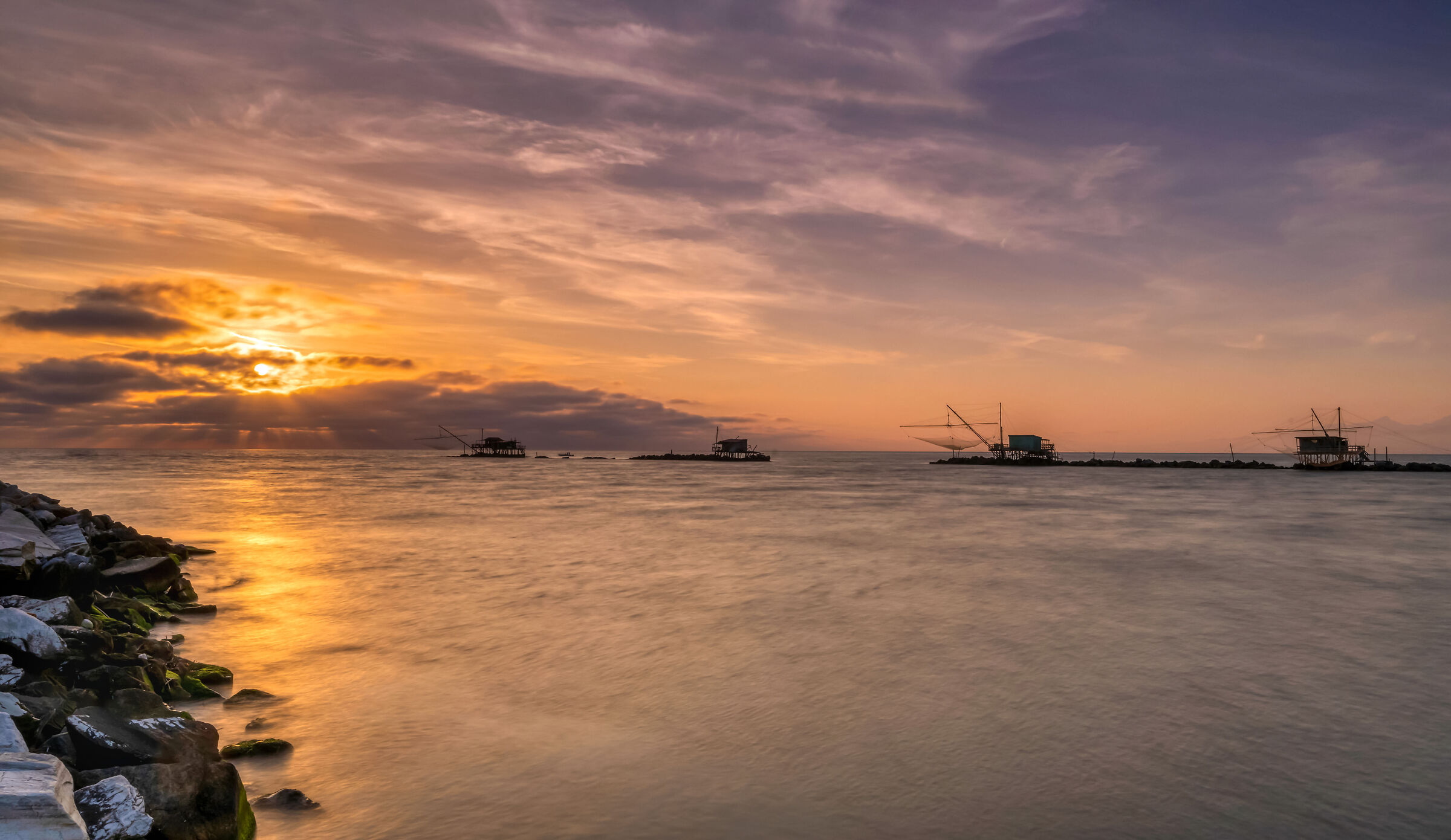 An evening in Bocca d'Arno