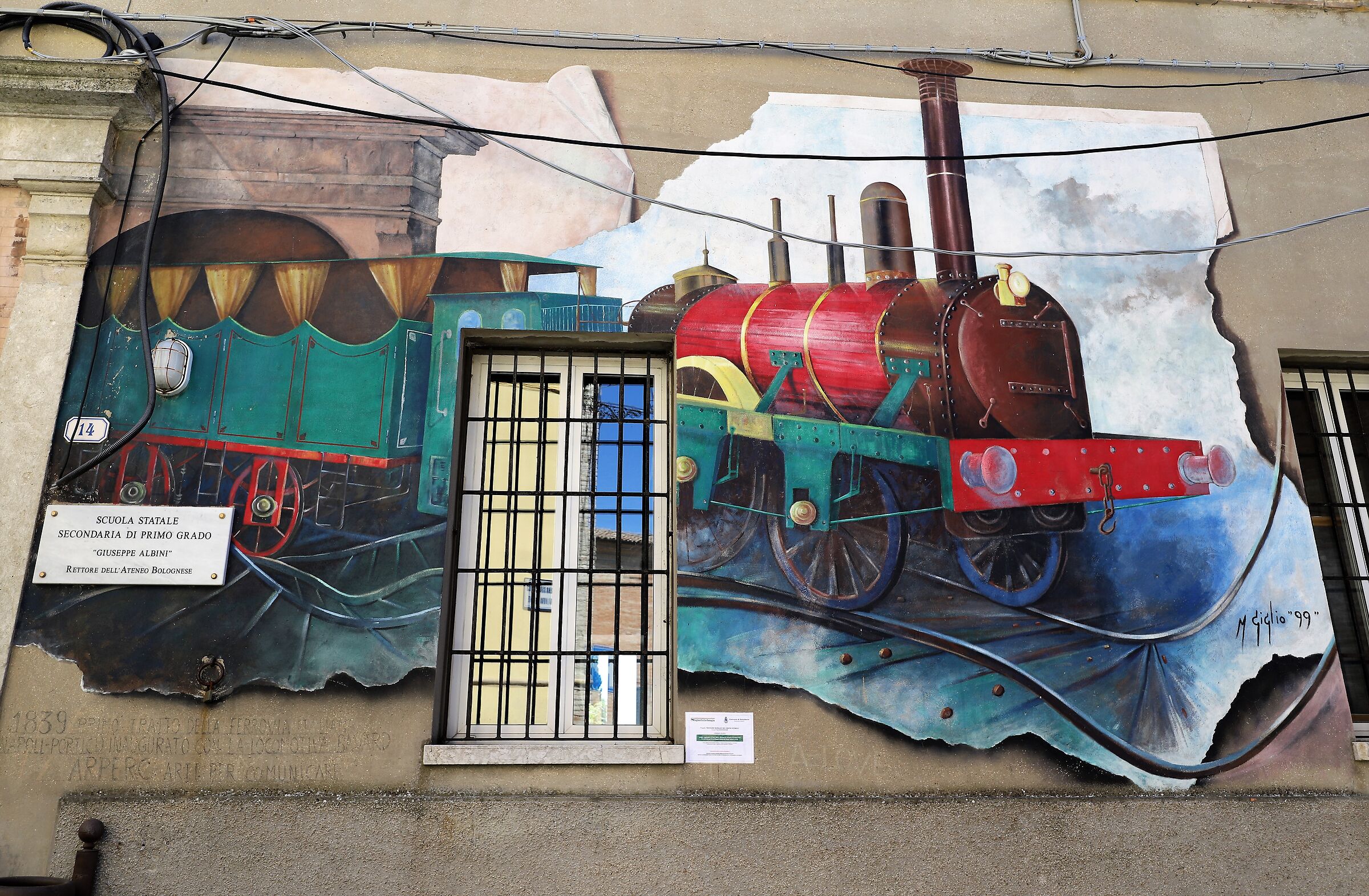 Railway Naples-Portici