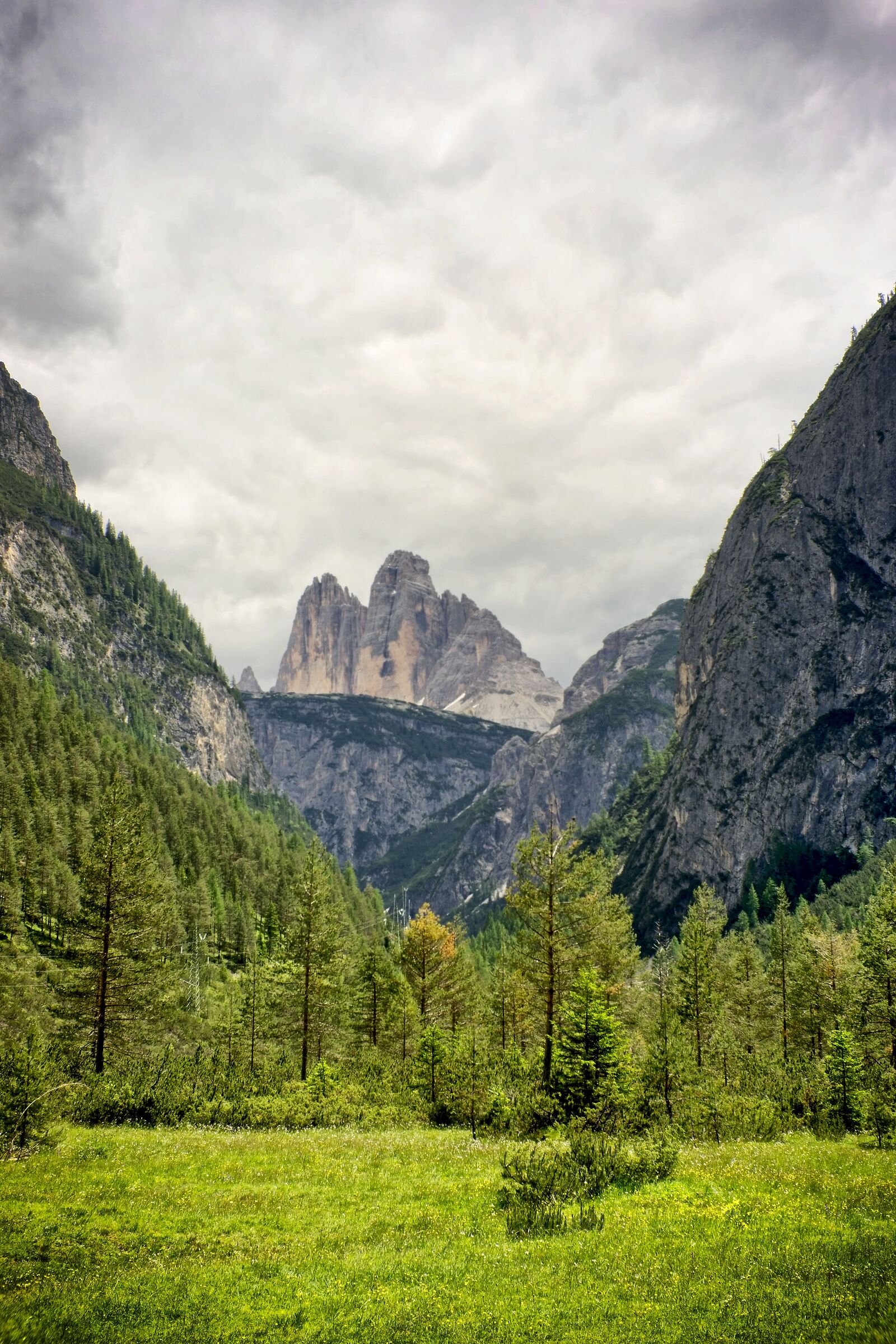 Vista sulle 3 cime di Lavaredo