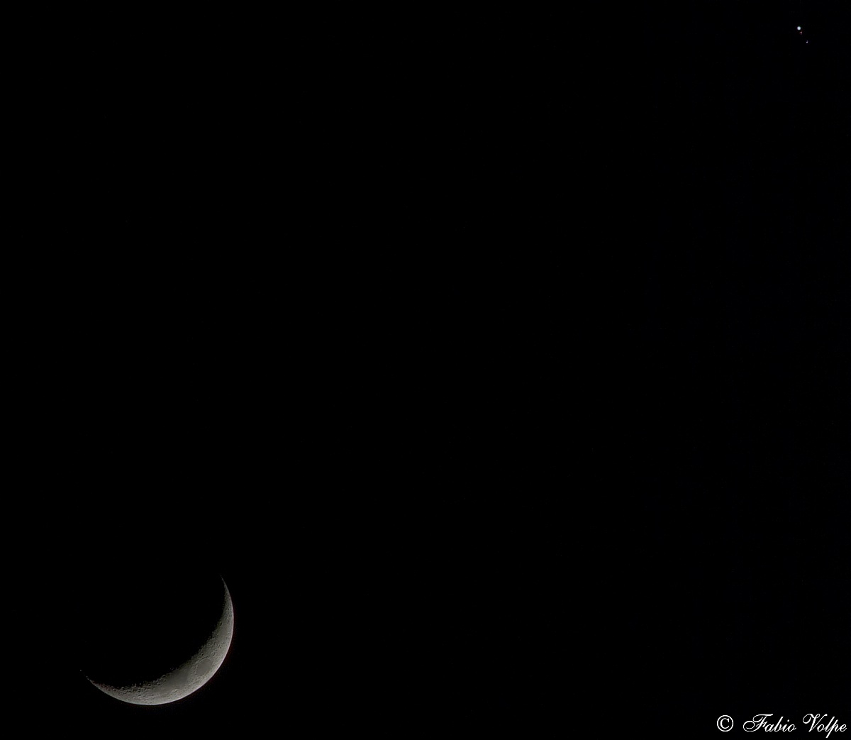 Congiunzione Luna-Giove del 14/04/2013