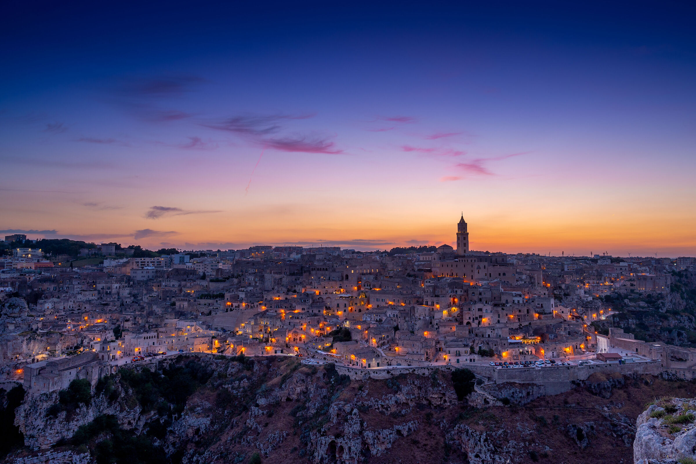 Tramonto dalla Murgia