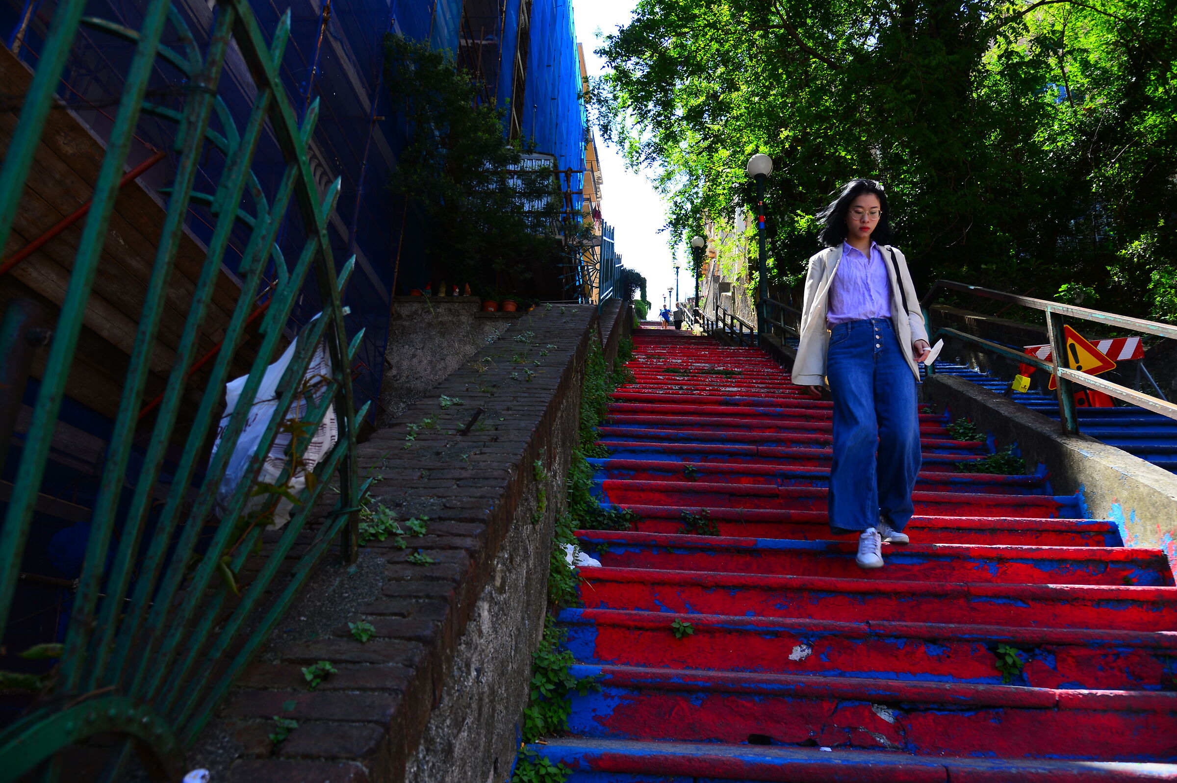 up and down Genoa