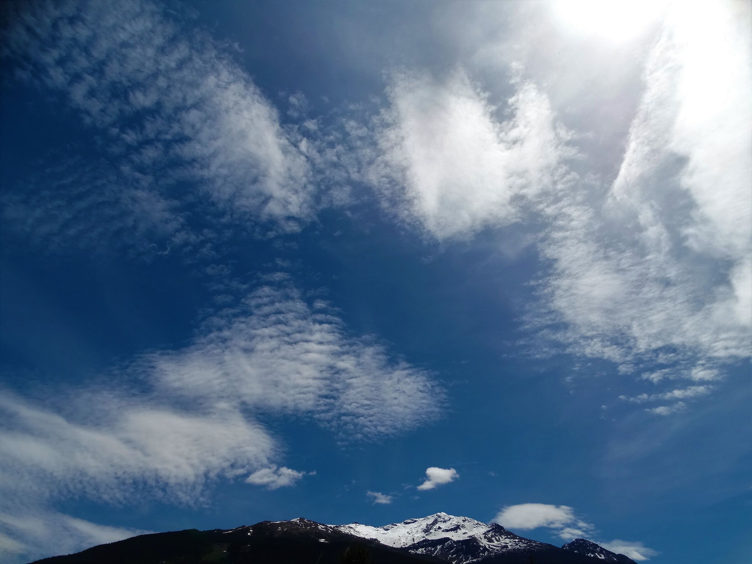 The three peaks and the sky