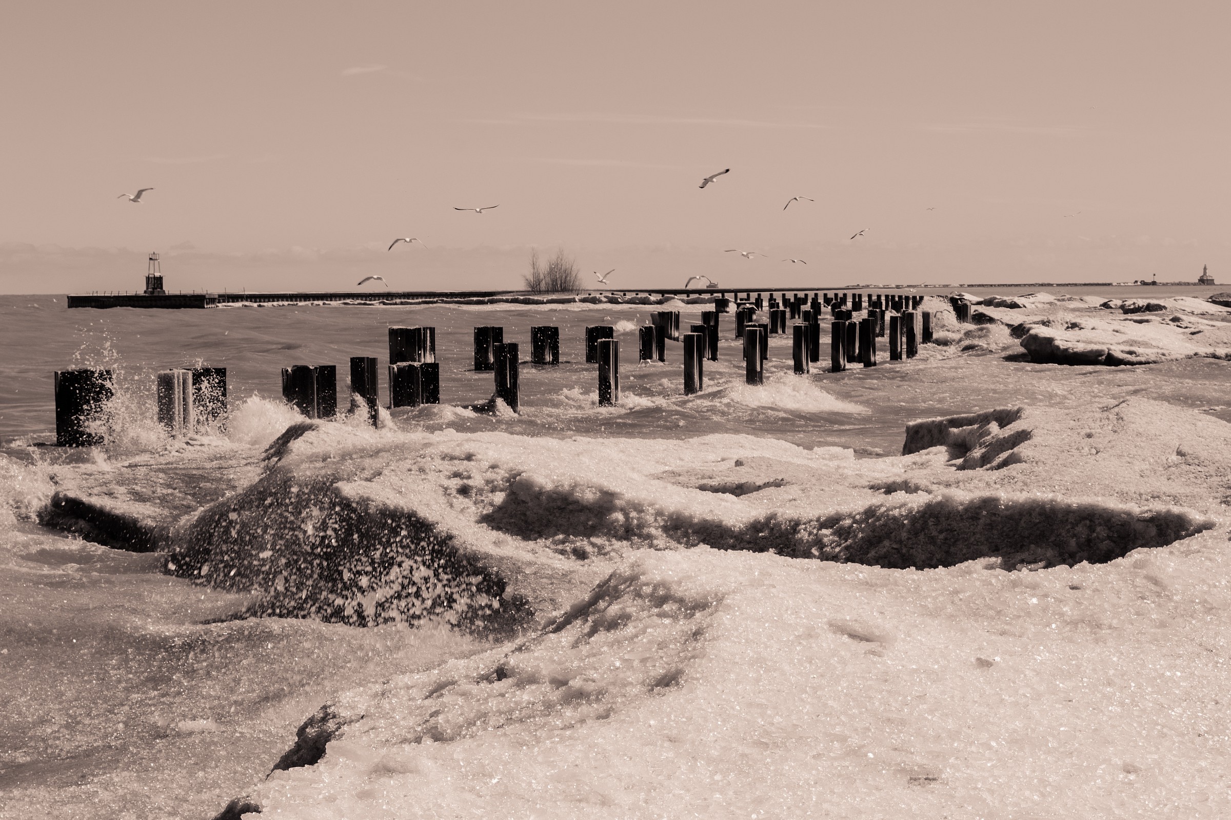 Lake Michigan retrò