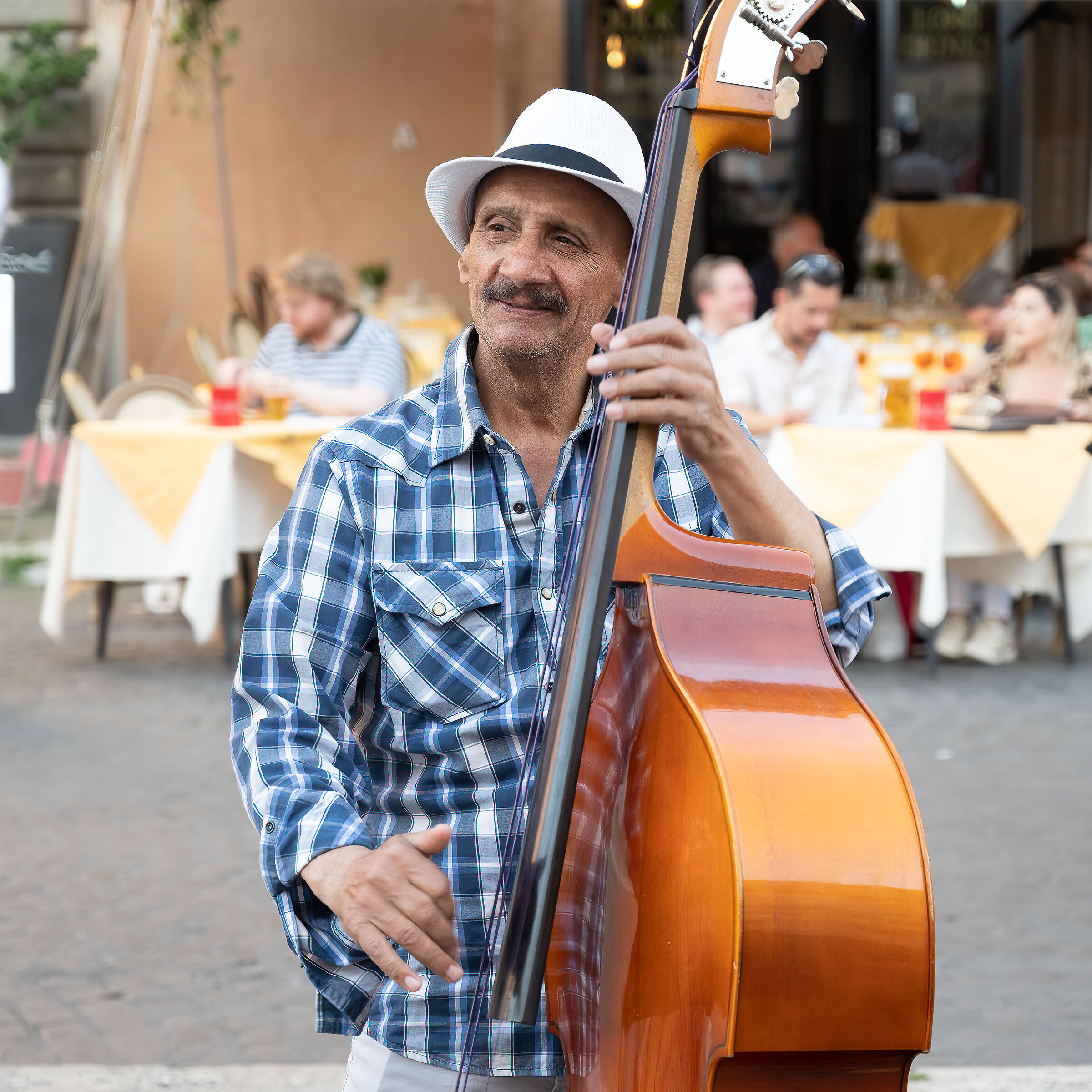 Musicante in Piazza Navona