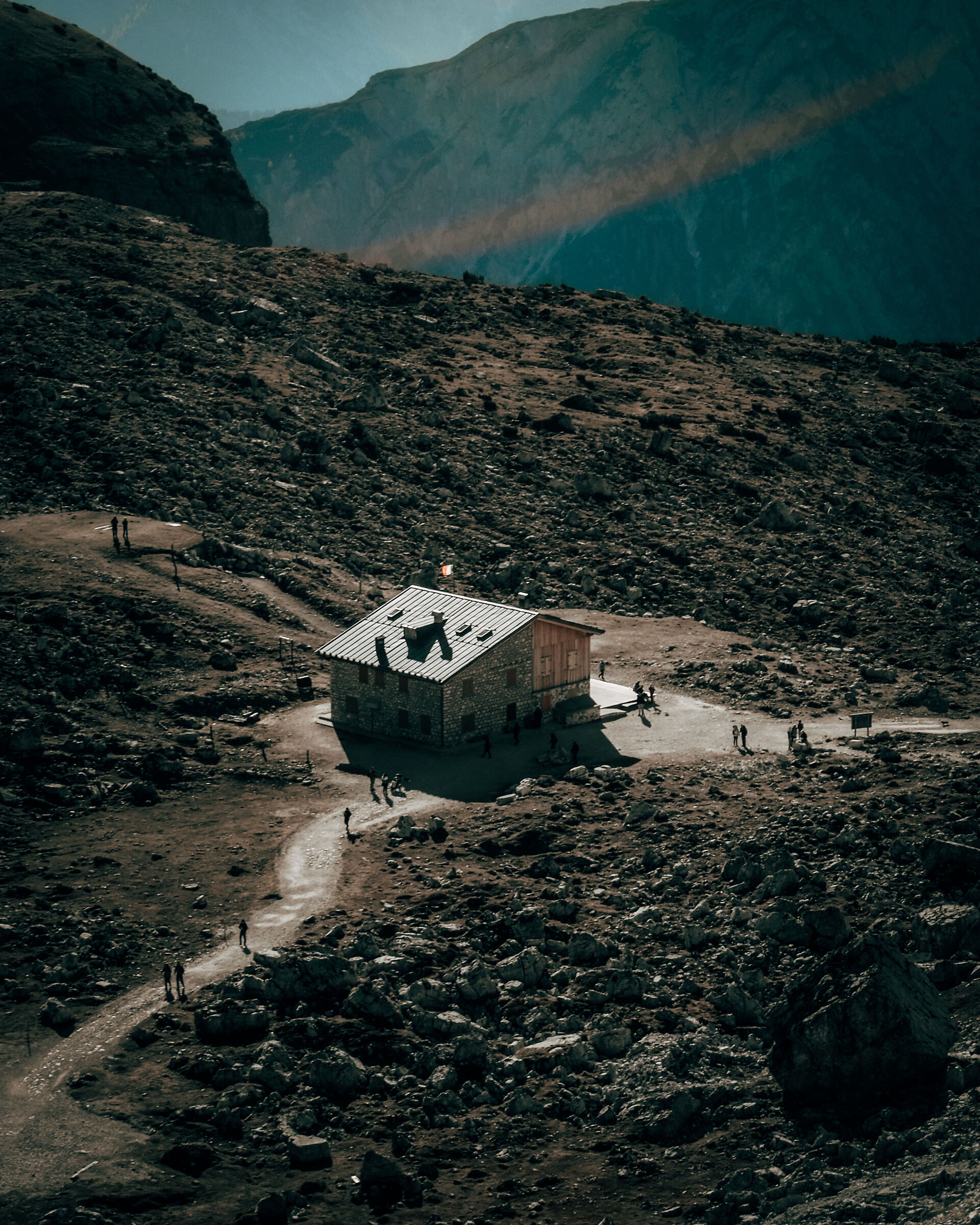 Locatelli Refuge 2450 m.s.l.