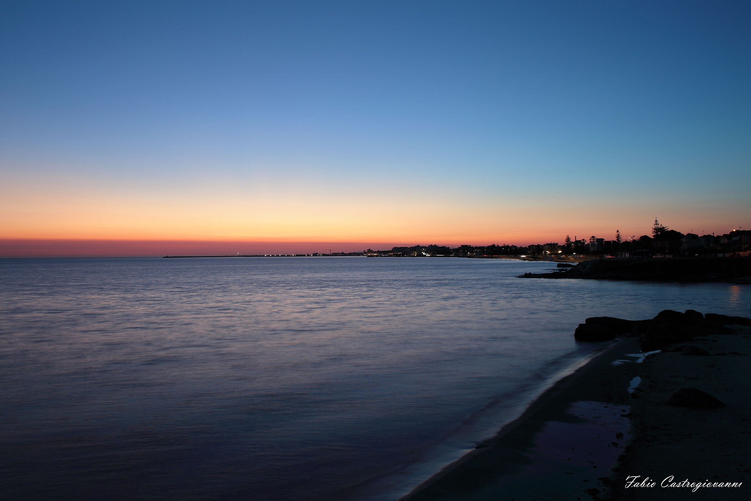 Tramonto a Mazara del Vallo