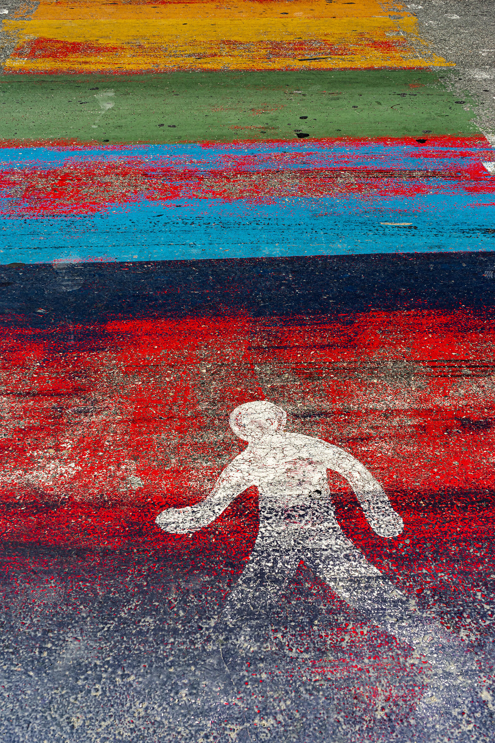 Colour pedestrian strips - Malta