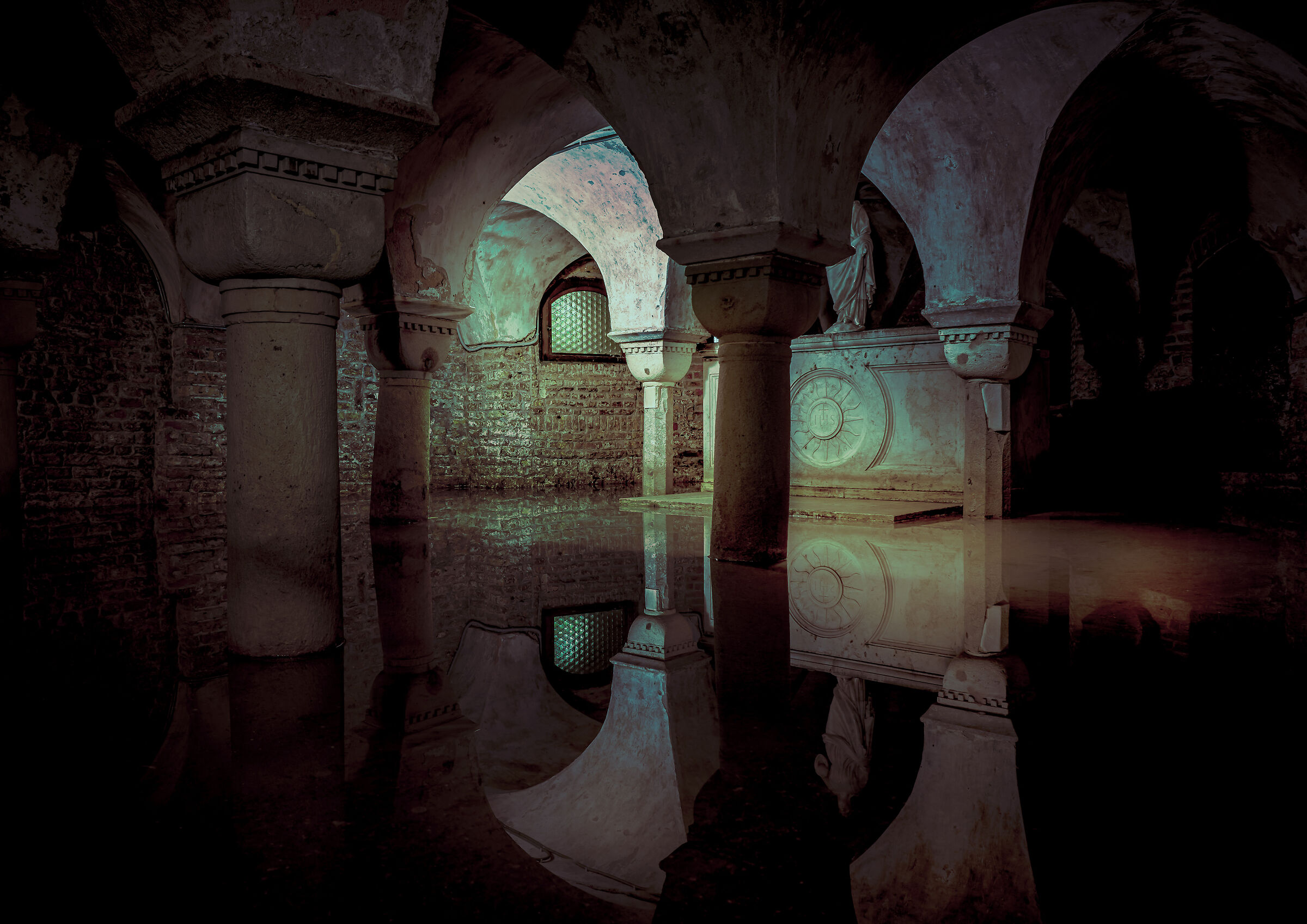 Crypt of San Zaccaria at sunset