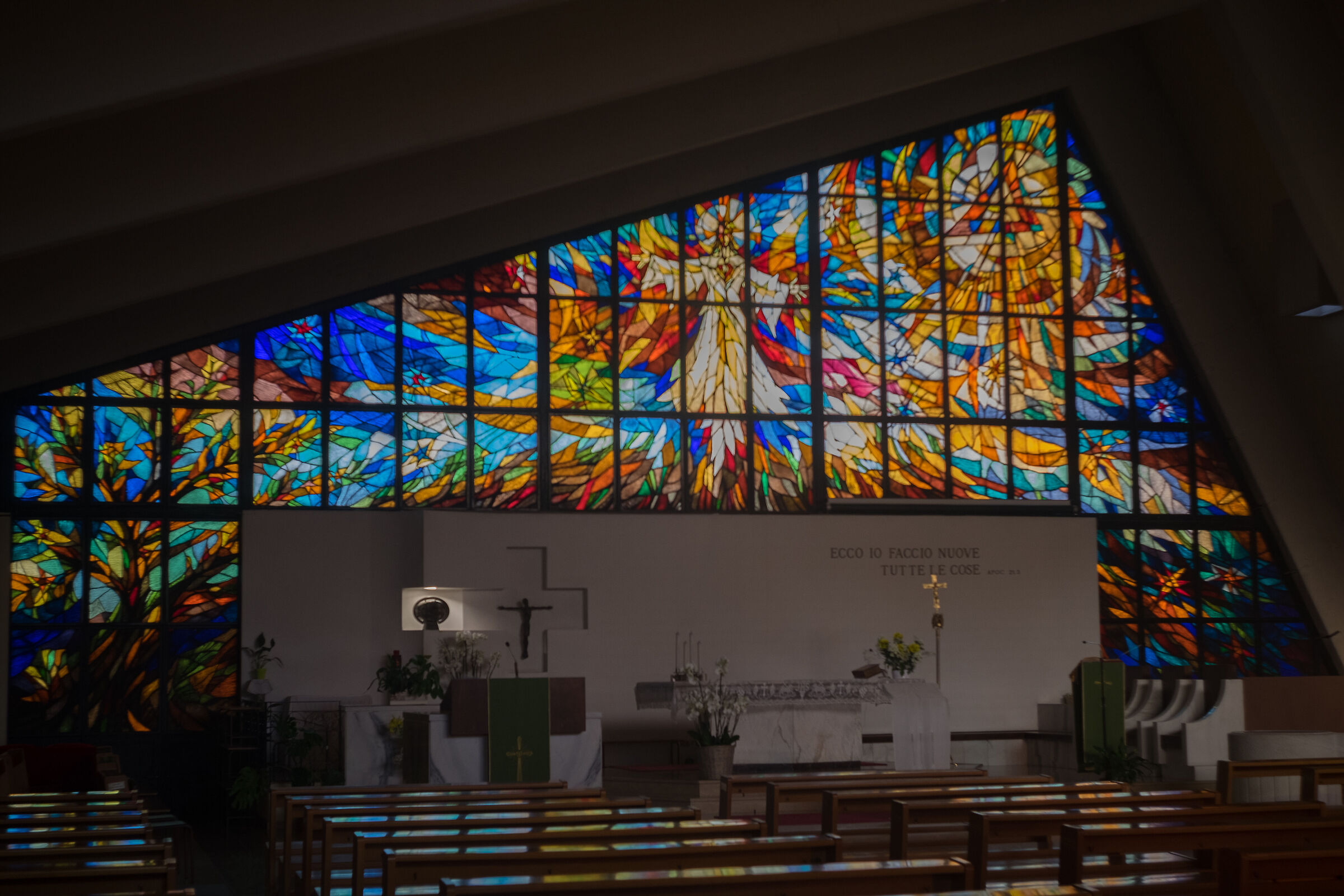 Stained glass window