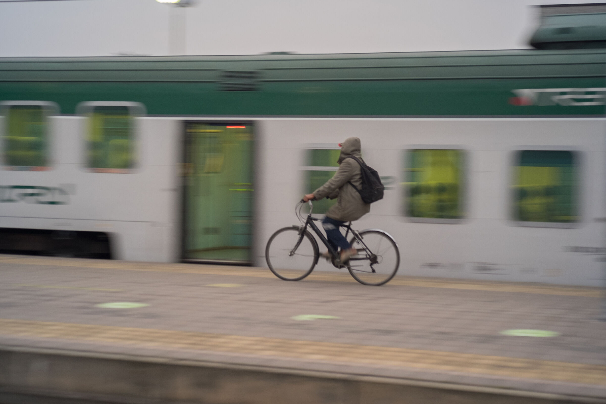 In order not to miss the train