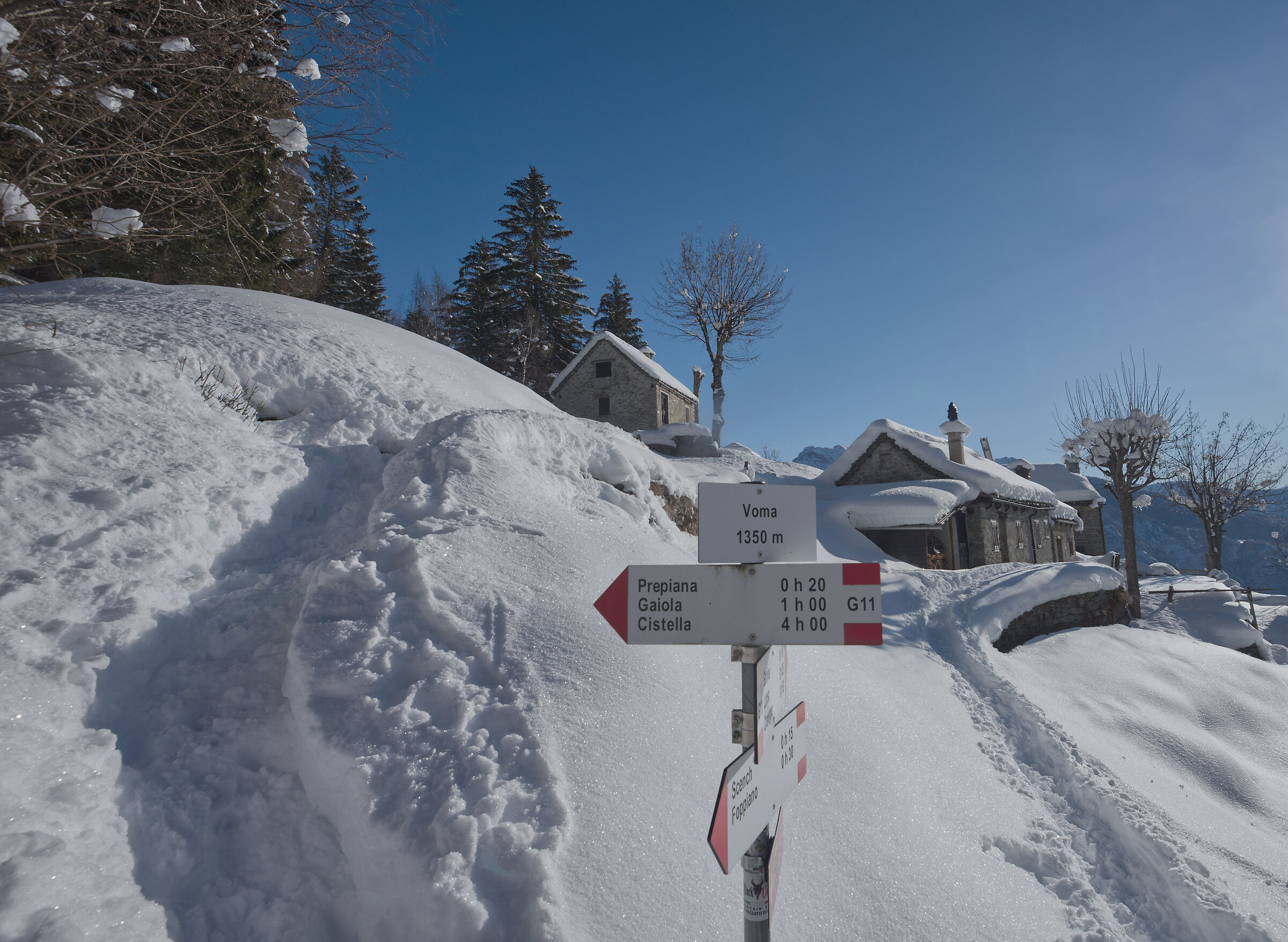 snowshoeing Foppiano di Crodo