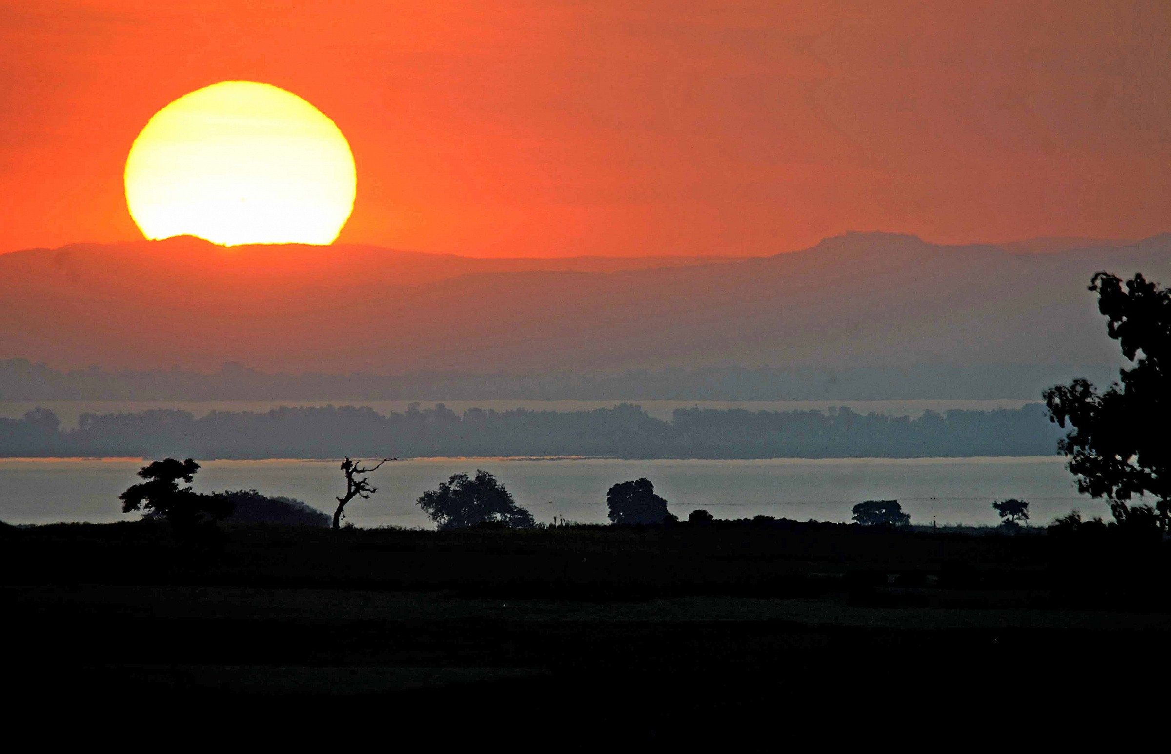 Sunrise over Lake Tana