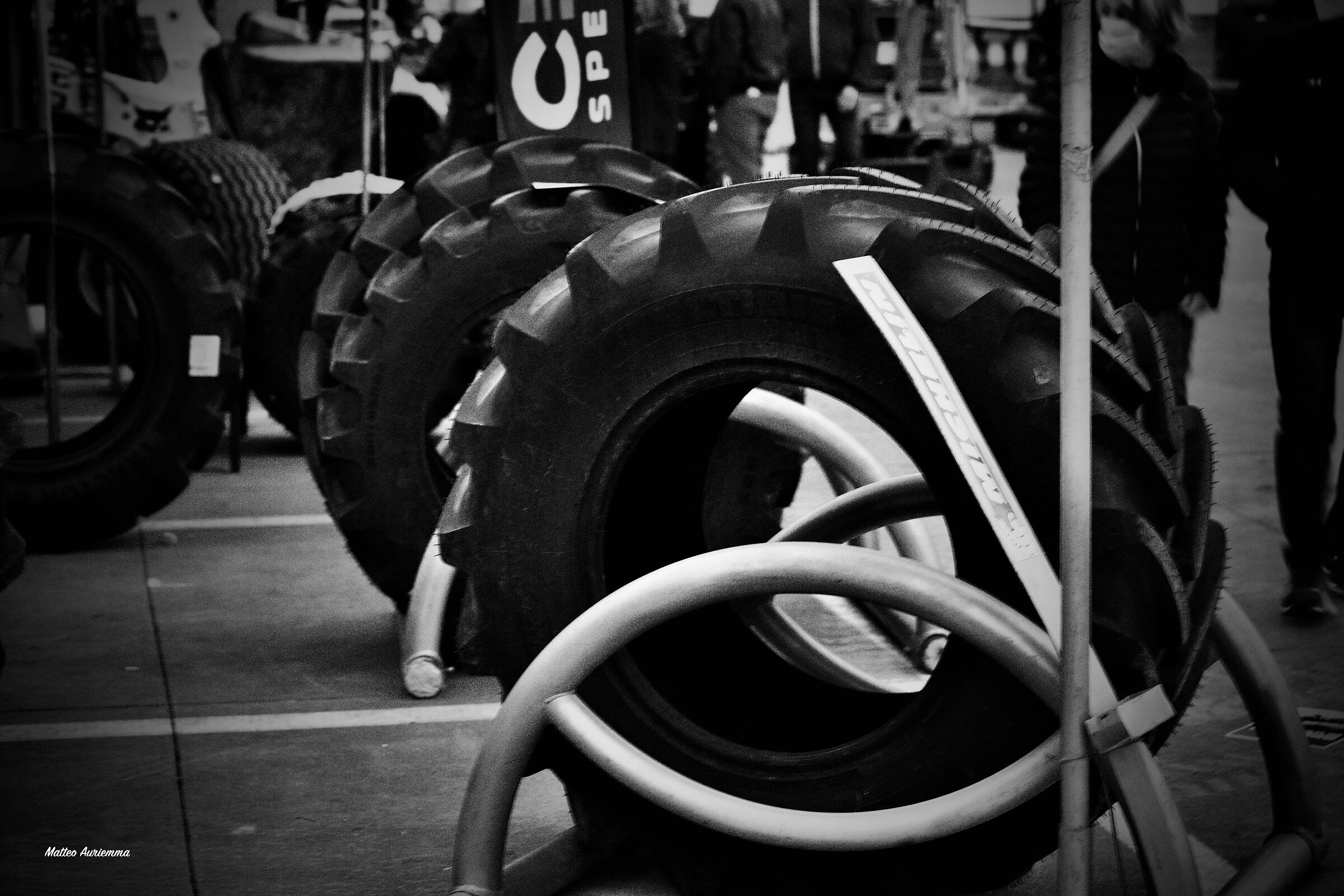 B&W - agriculture fair