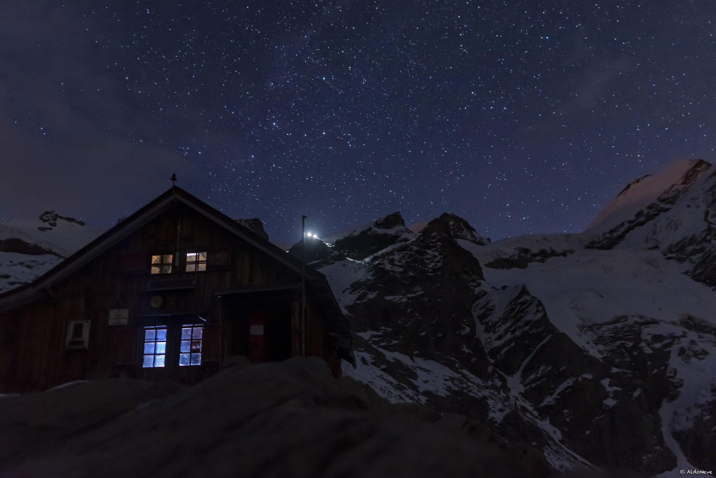 Mezzalama di notte...