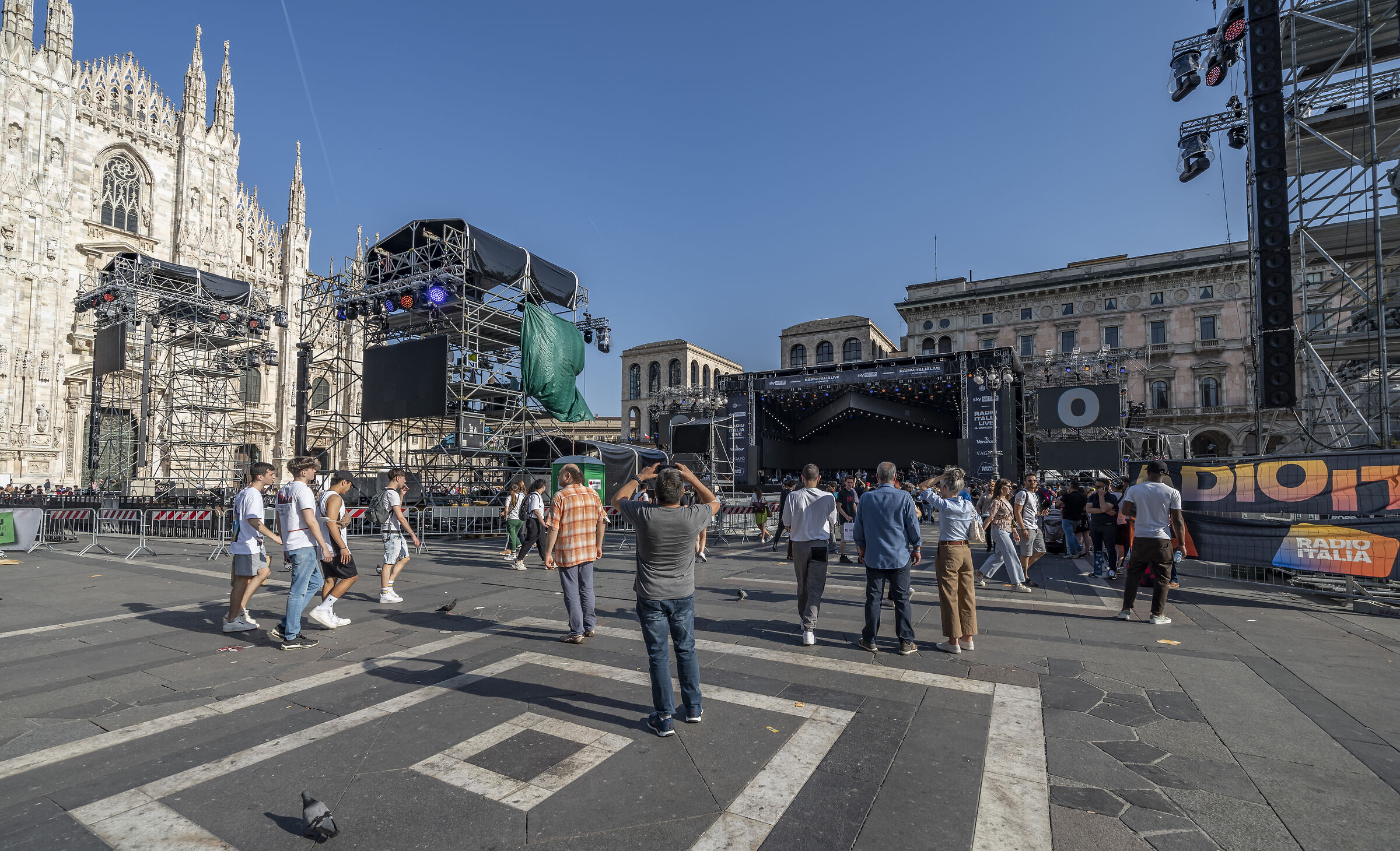 Allestimento per il "Concertone" - 2