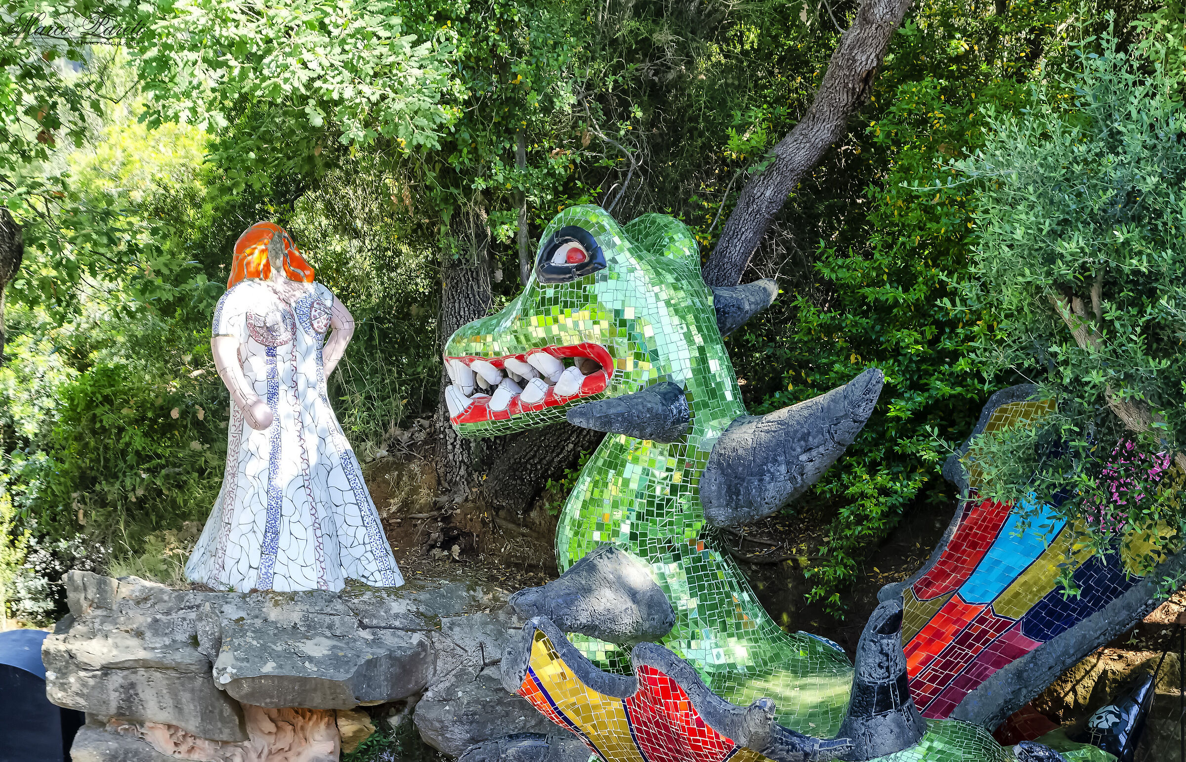 The Tarot Garden - Princess and Dragon