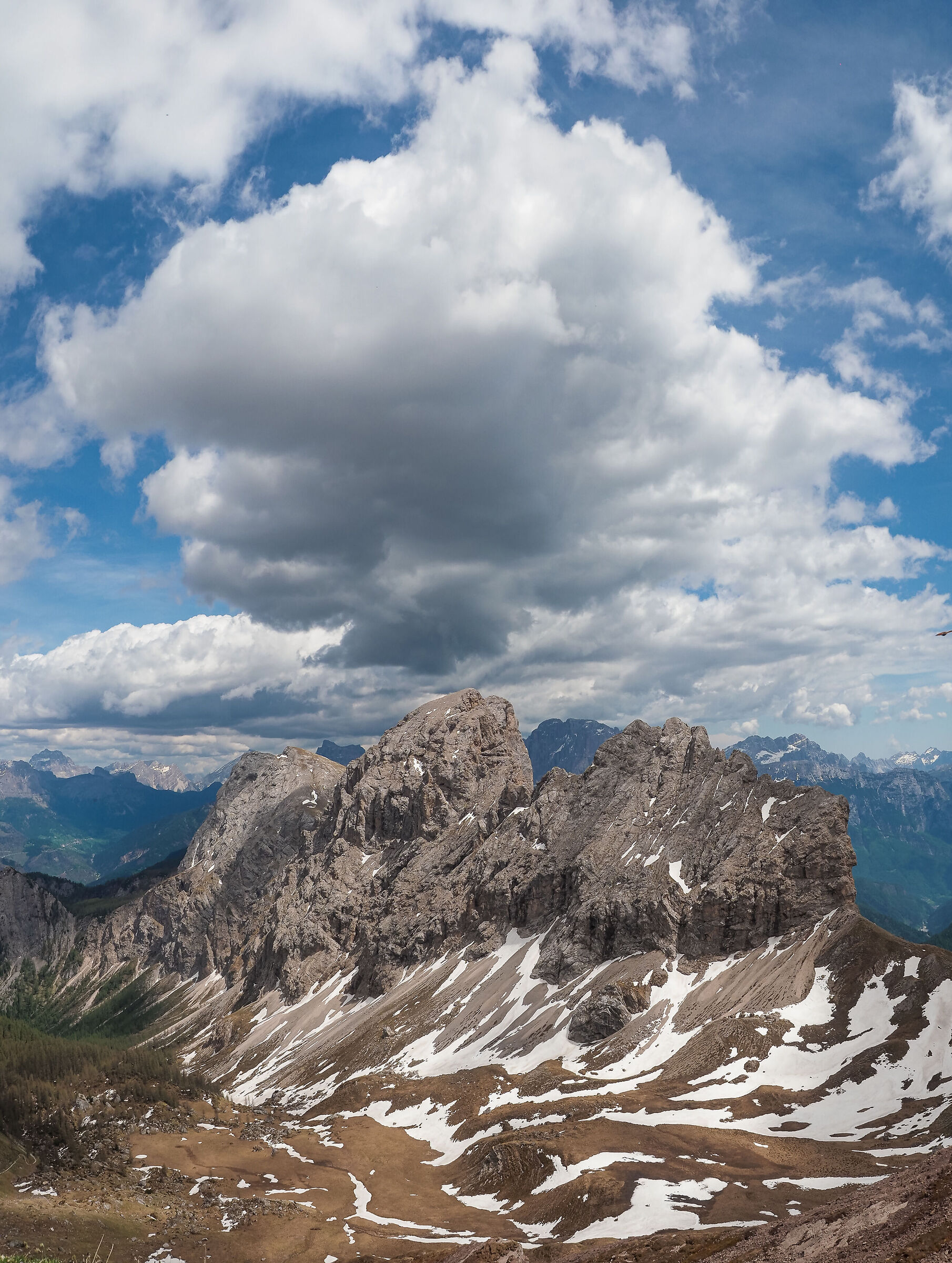Cime d'Auta al disgelo