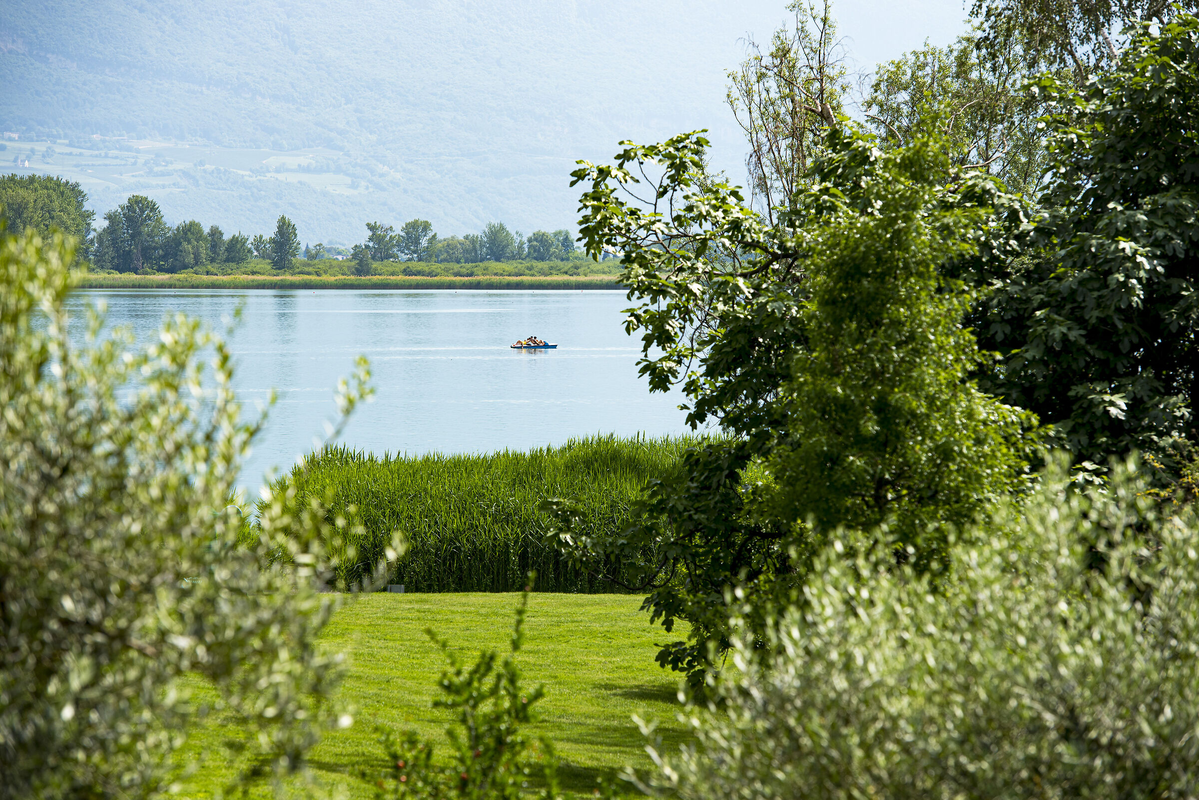 Lago con pedalò