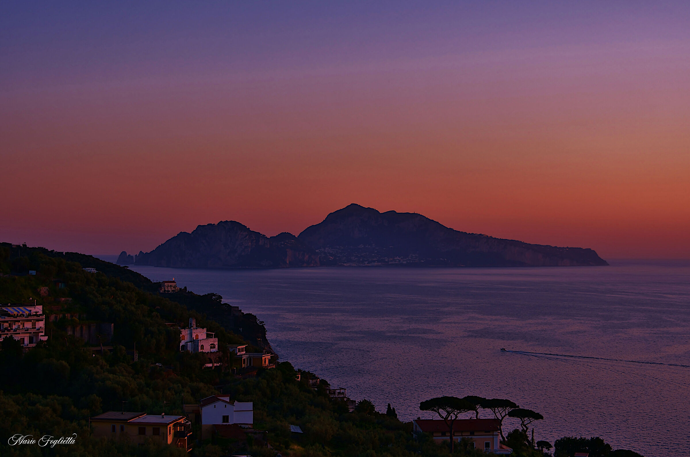 Sunset in Capri