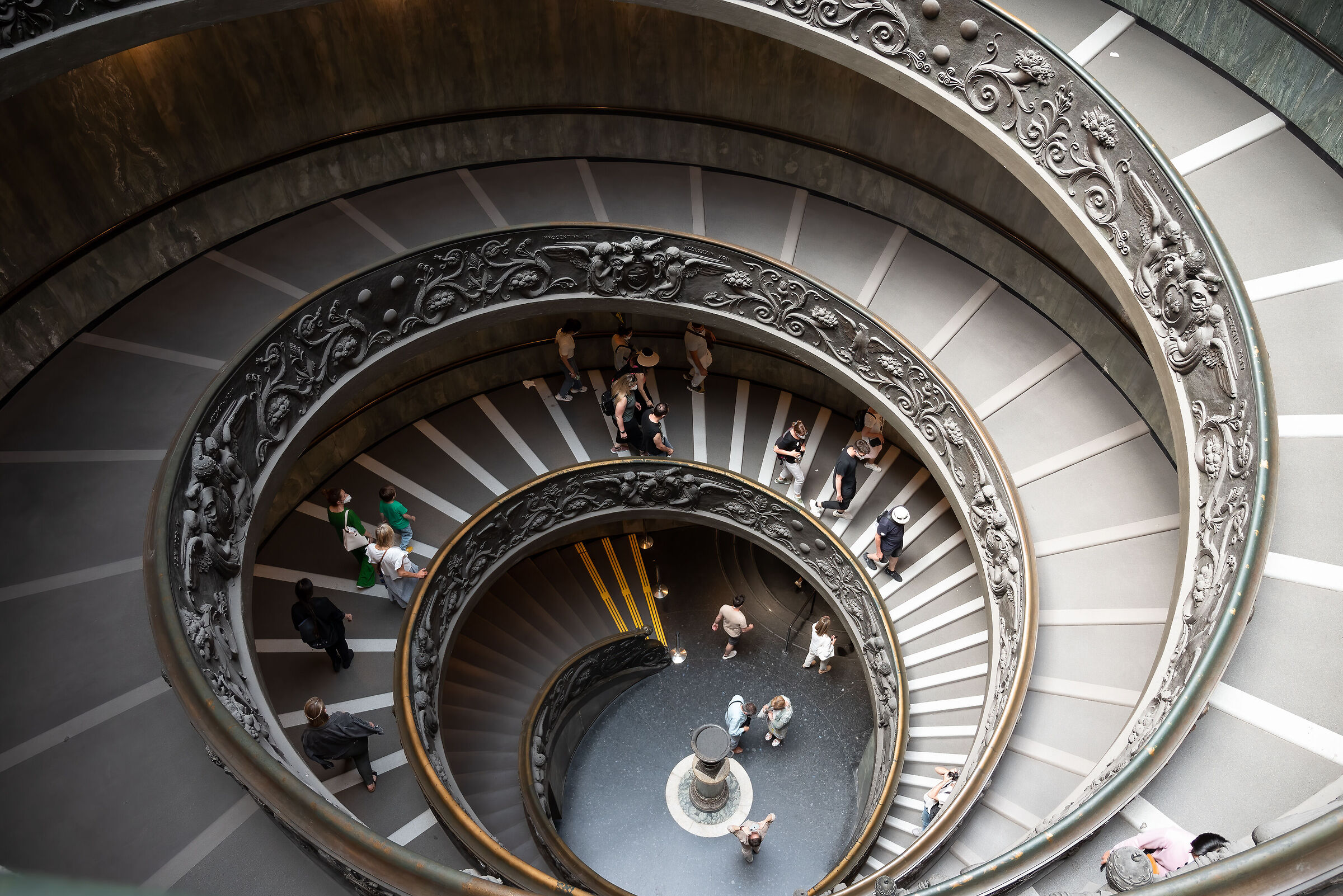 Helical staircase of the Vatican Museums