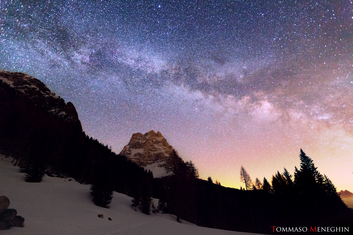 Pelmo Under Milky Way
