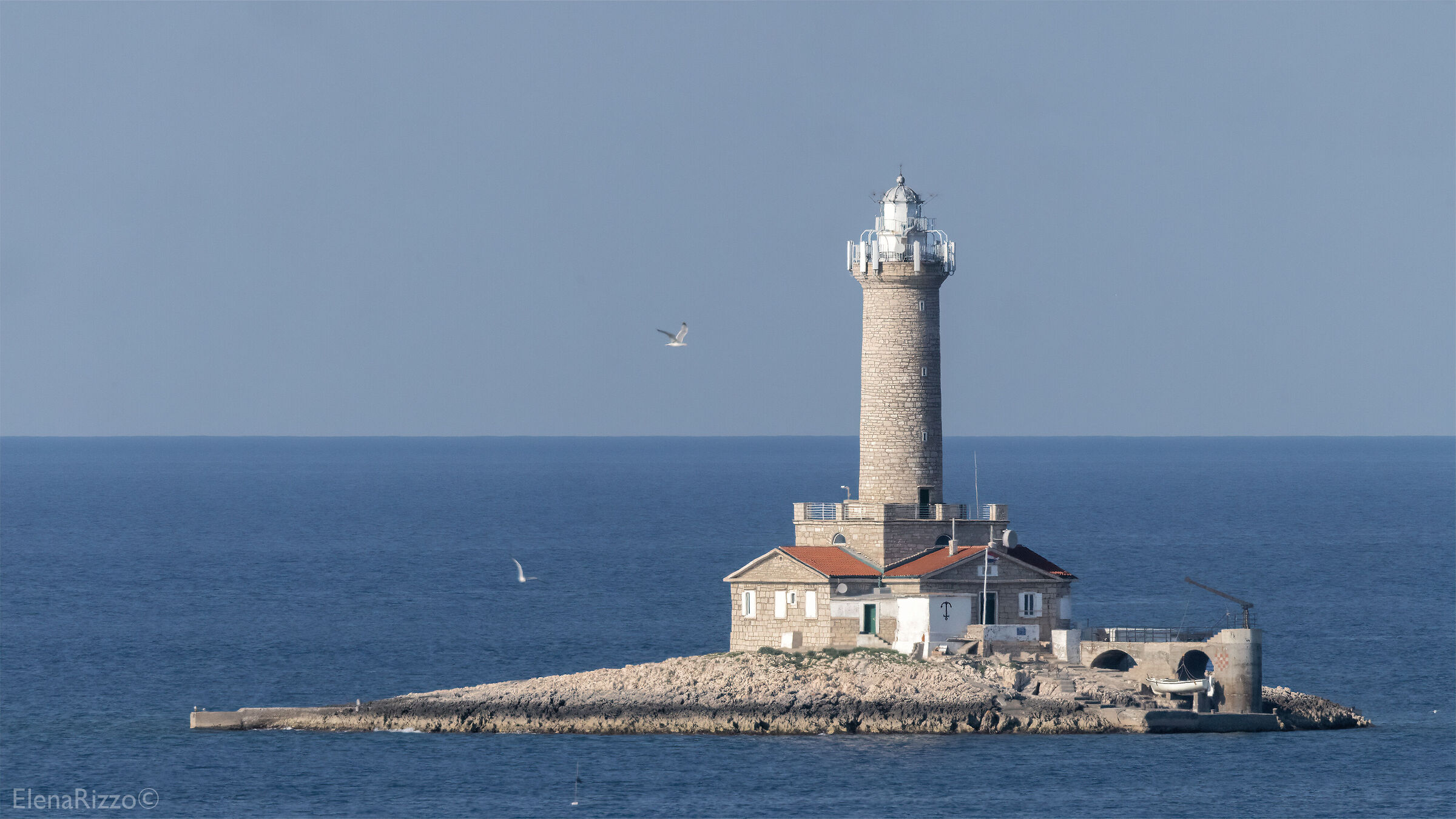 Faro sulla costa del Parco Nazionale di Kamenjak