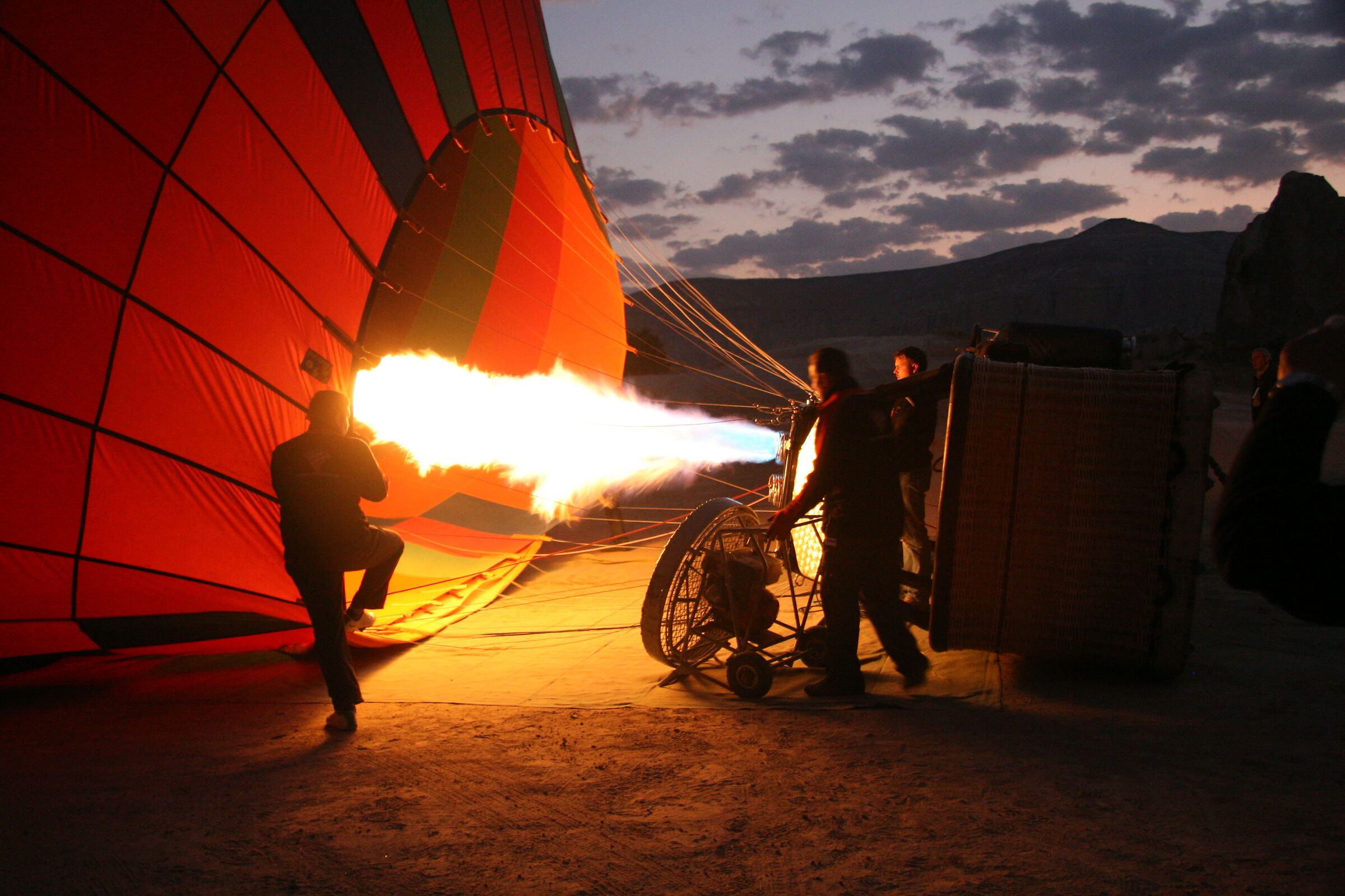 The hot air balloon