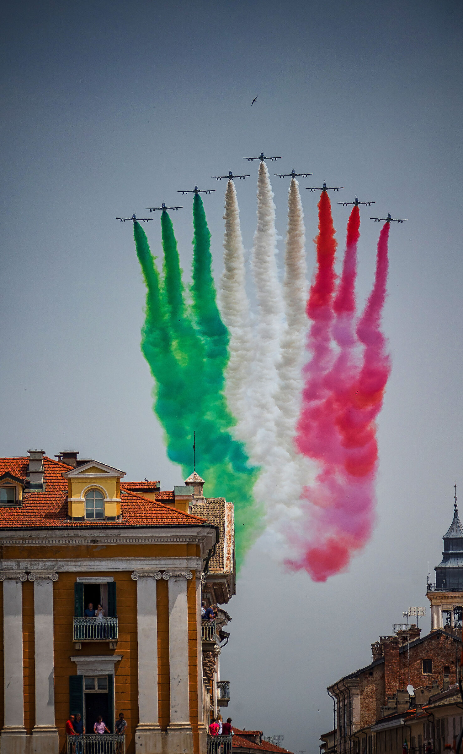 Le Frecce Tricolori a Cuneo